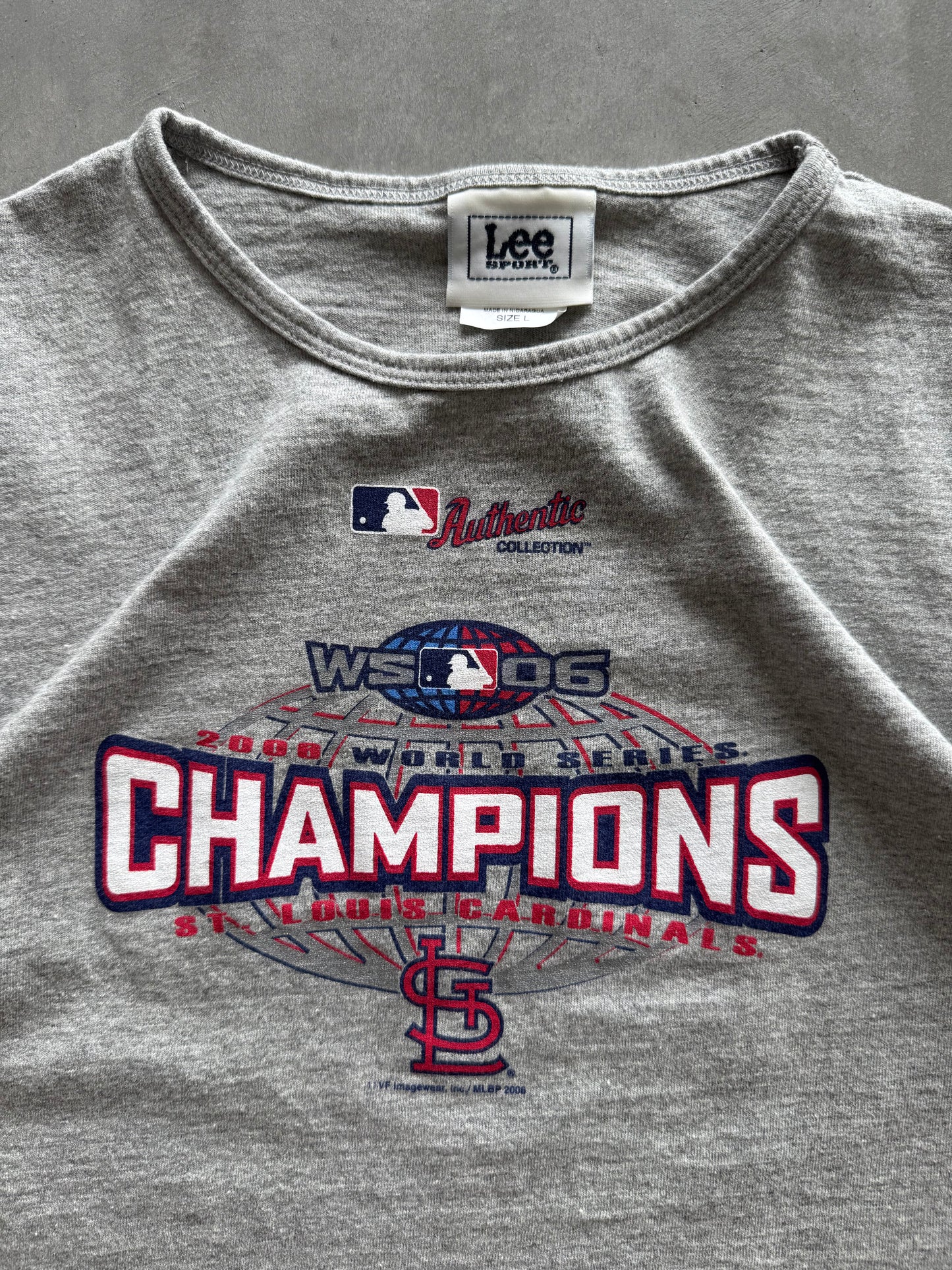 Vintage Chicago Cubs Champions Womens Tee - L