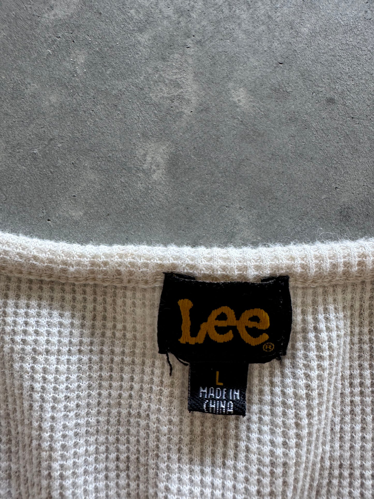 Vintage Women’s Lee Waffle Knit - L