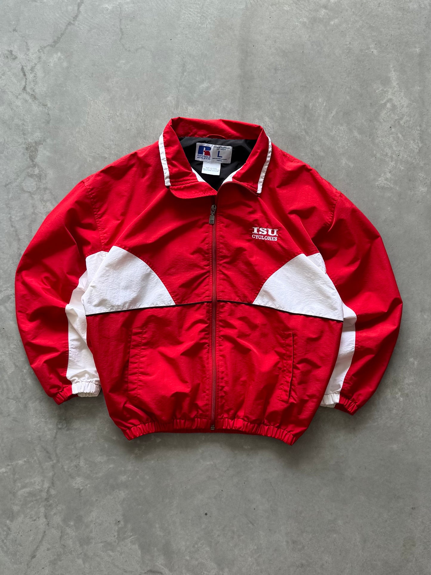 Vintage Iowa State Cyclones Russell Windbreaker - L