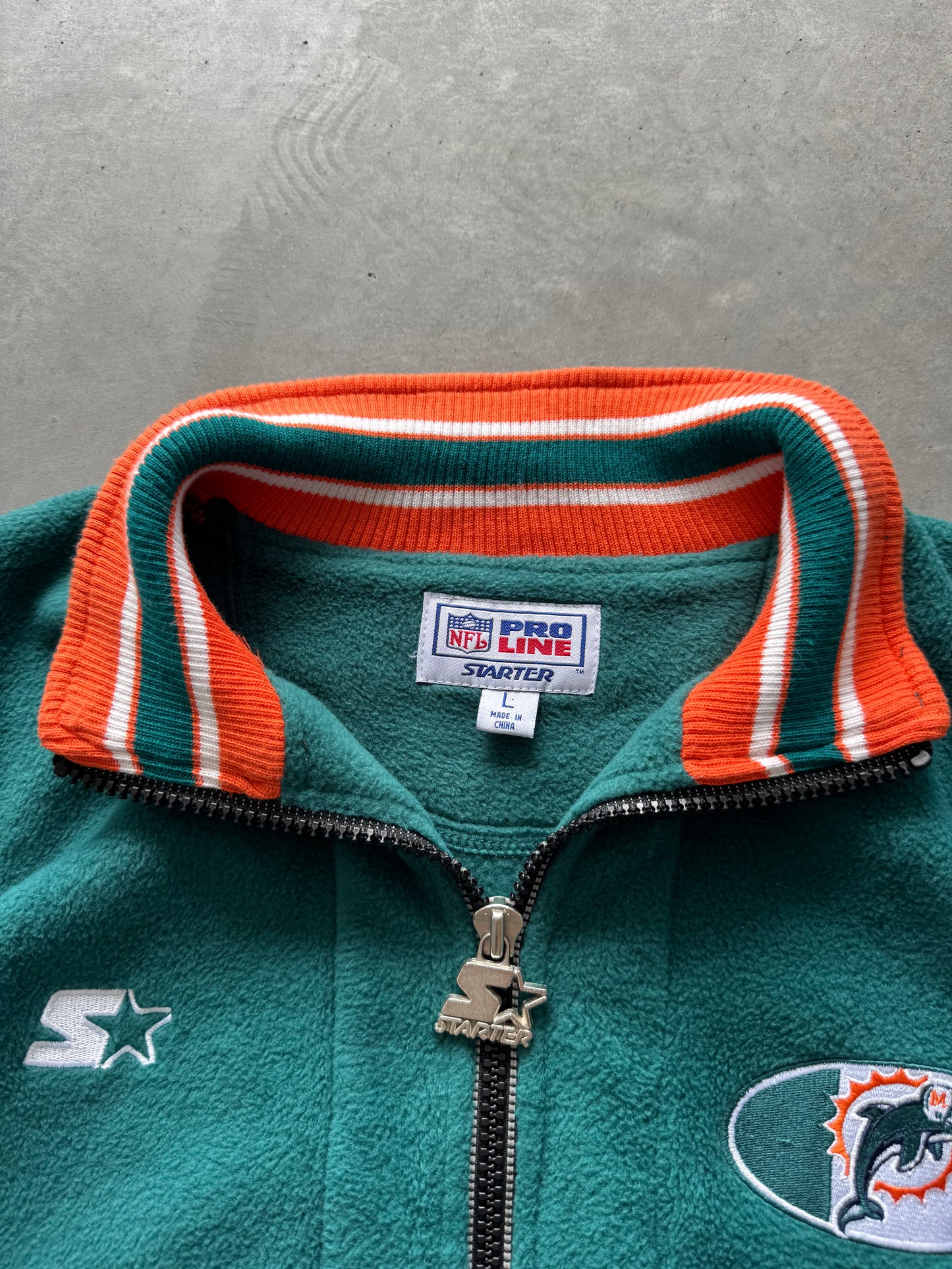 Vintage Miami Dolphins Fleece Sweatshirt - L
