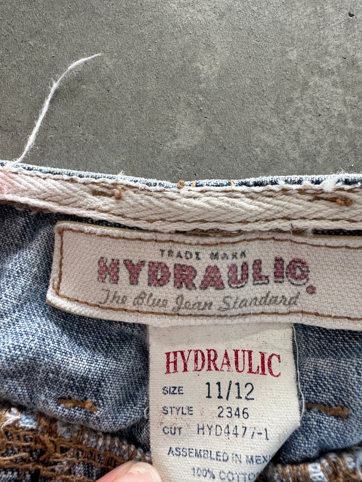 Vintage Hydraulic Denim Shorts - 32x3