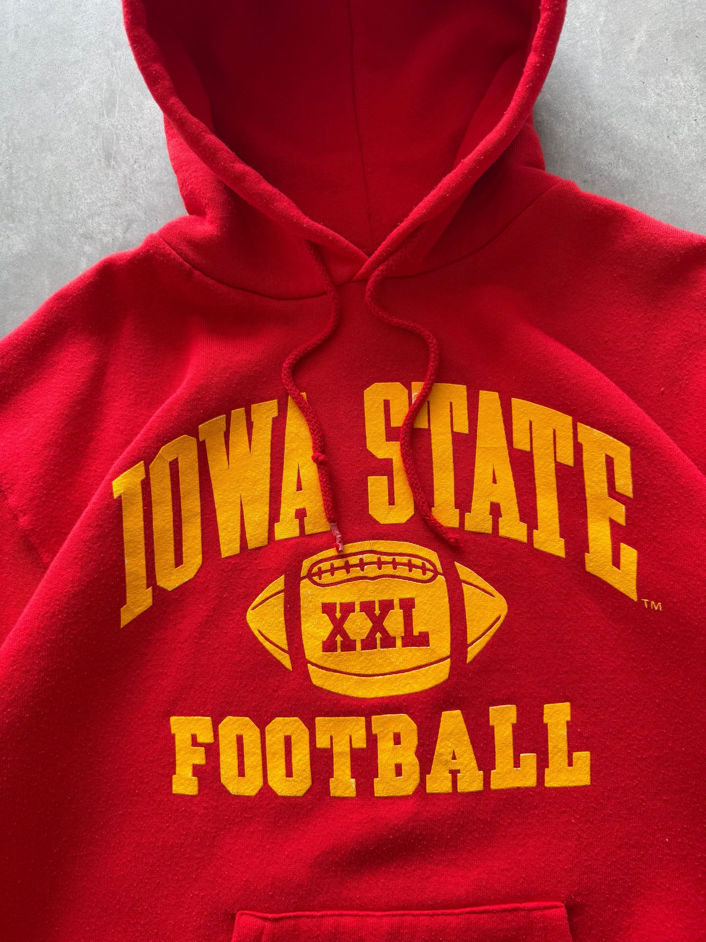 Vintage 90s Iowa State Football Hoodie - L