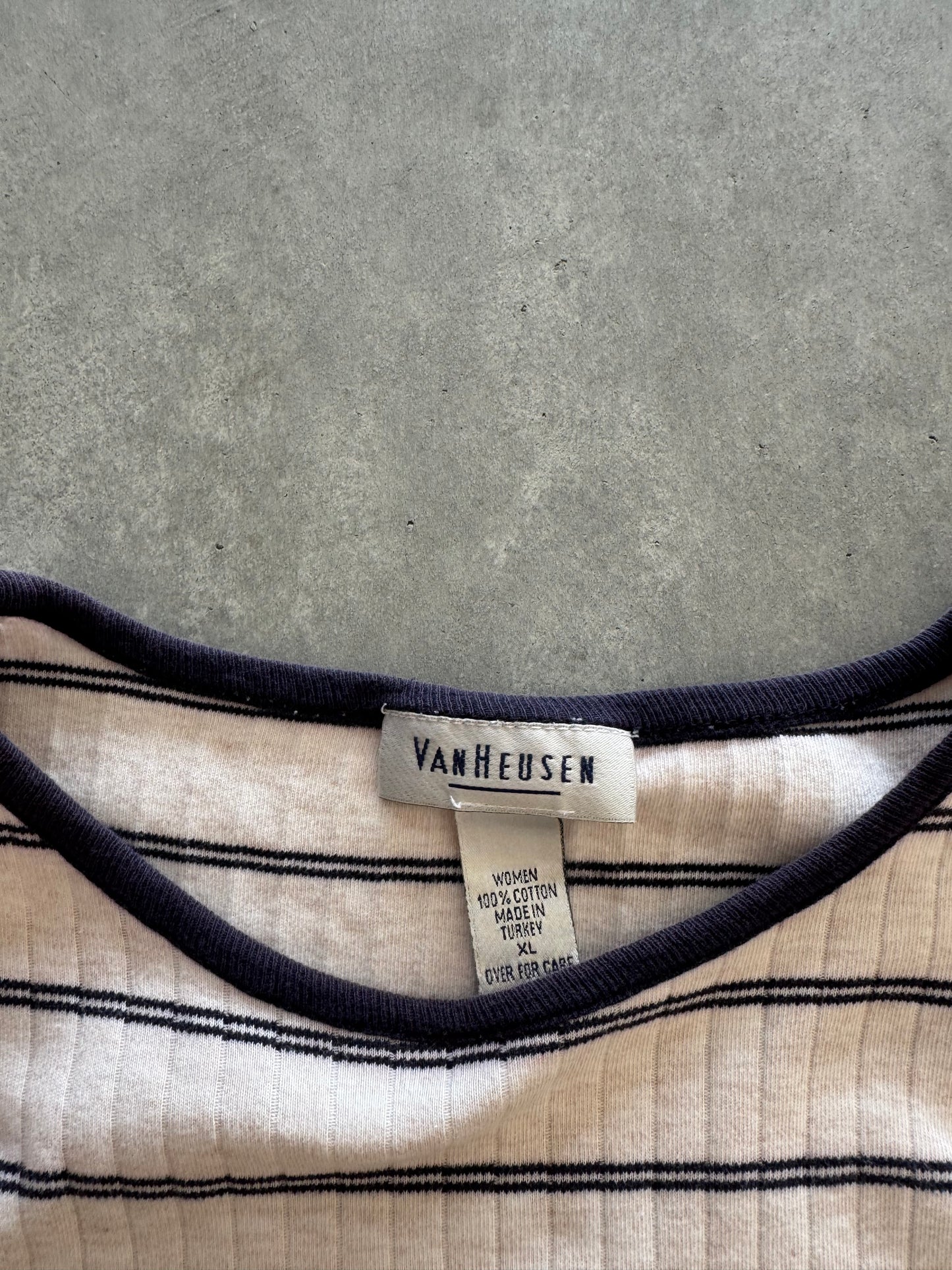 Vintage Striped Women’s Tee - XL