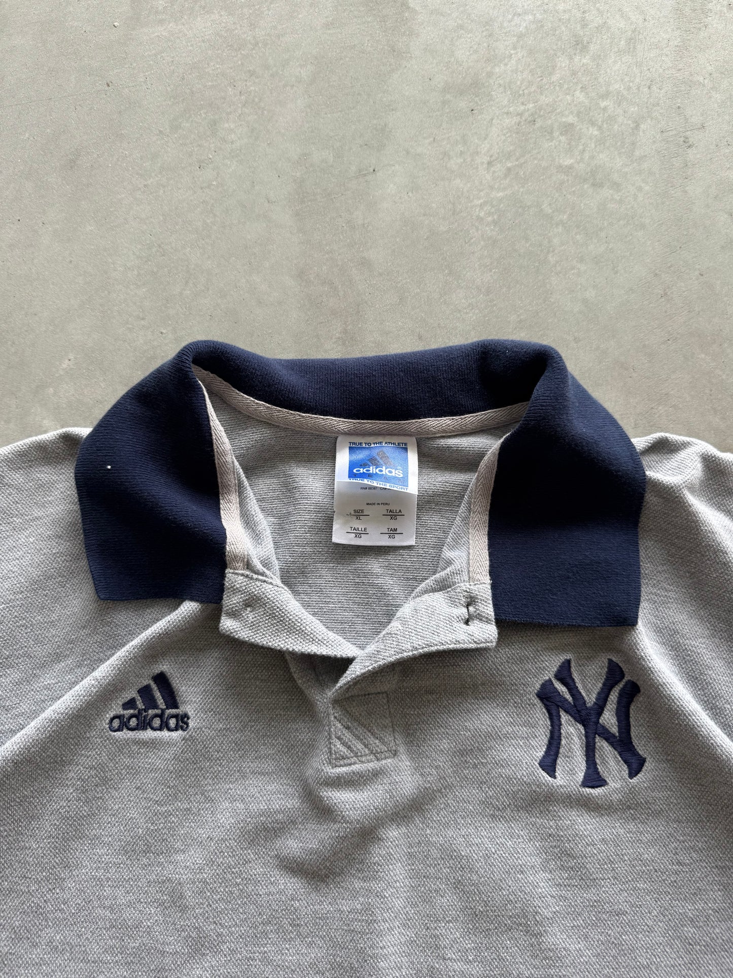 Vintage Adidas Yankees Polo - XL