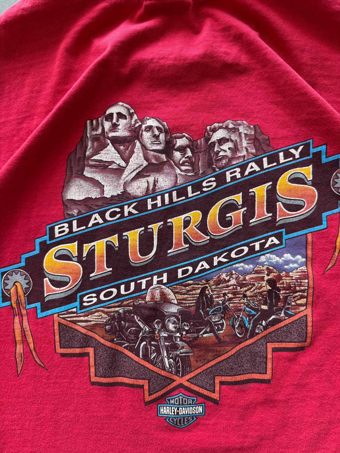 Vintage 1998 Harley Davidson Sturgis Tee - L