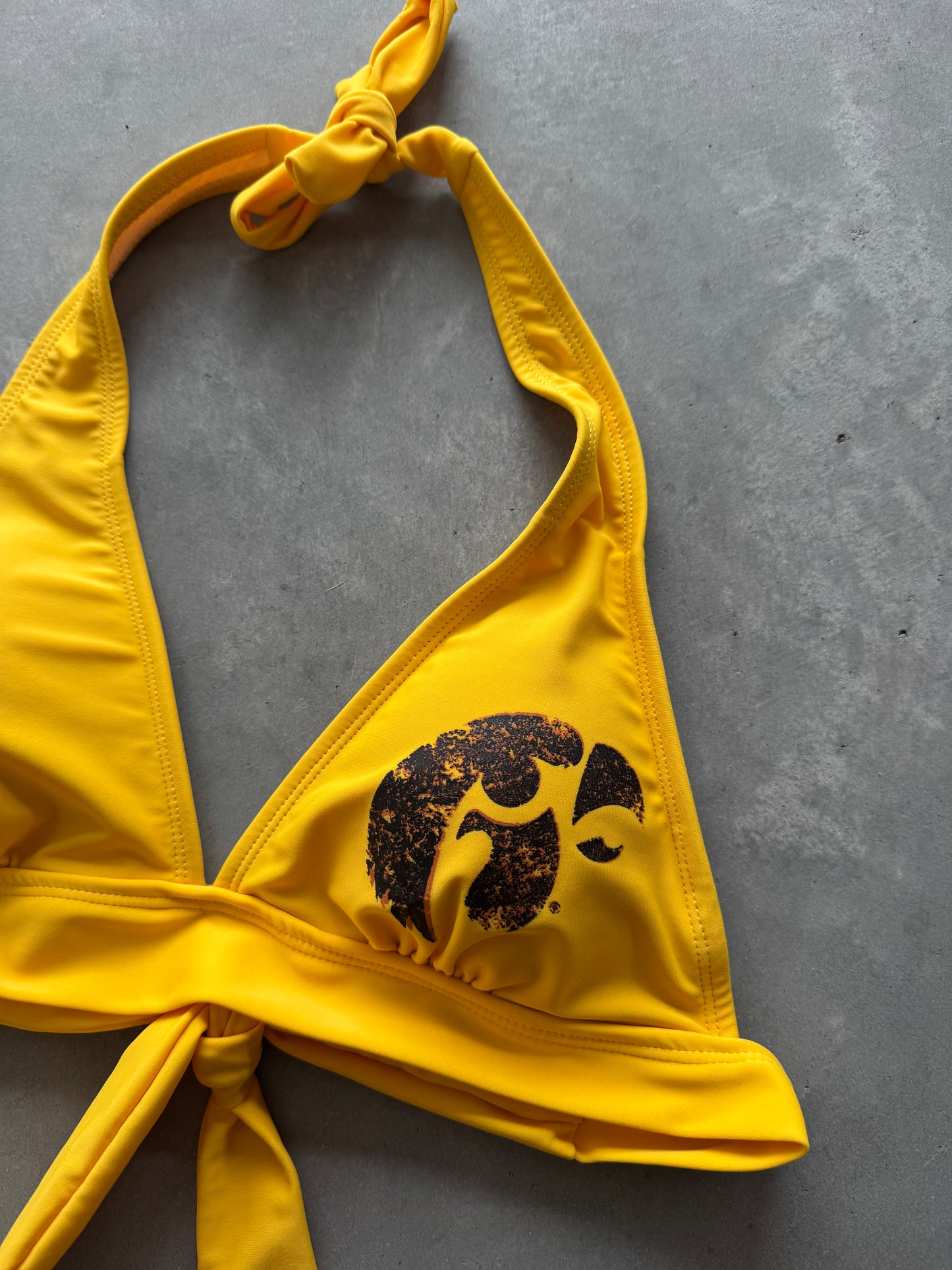 Vintage Iowa Hawkeyes Swimsuit Top - L