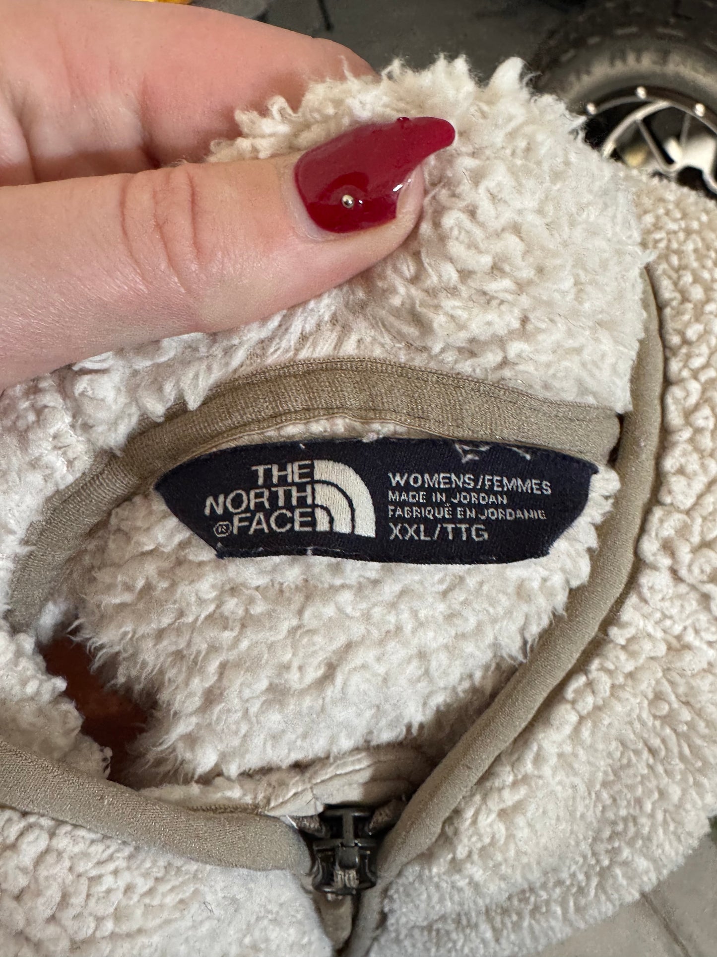 North Face Women’s Sherpa Hooded Half Zip - XXL