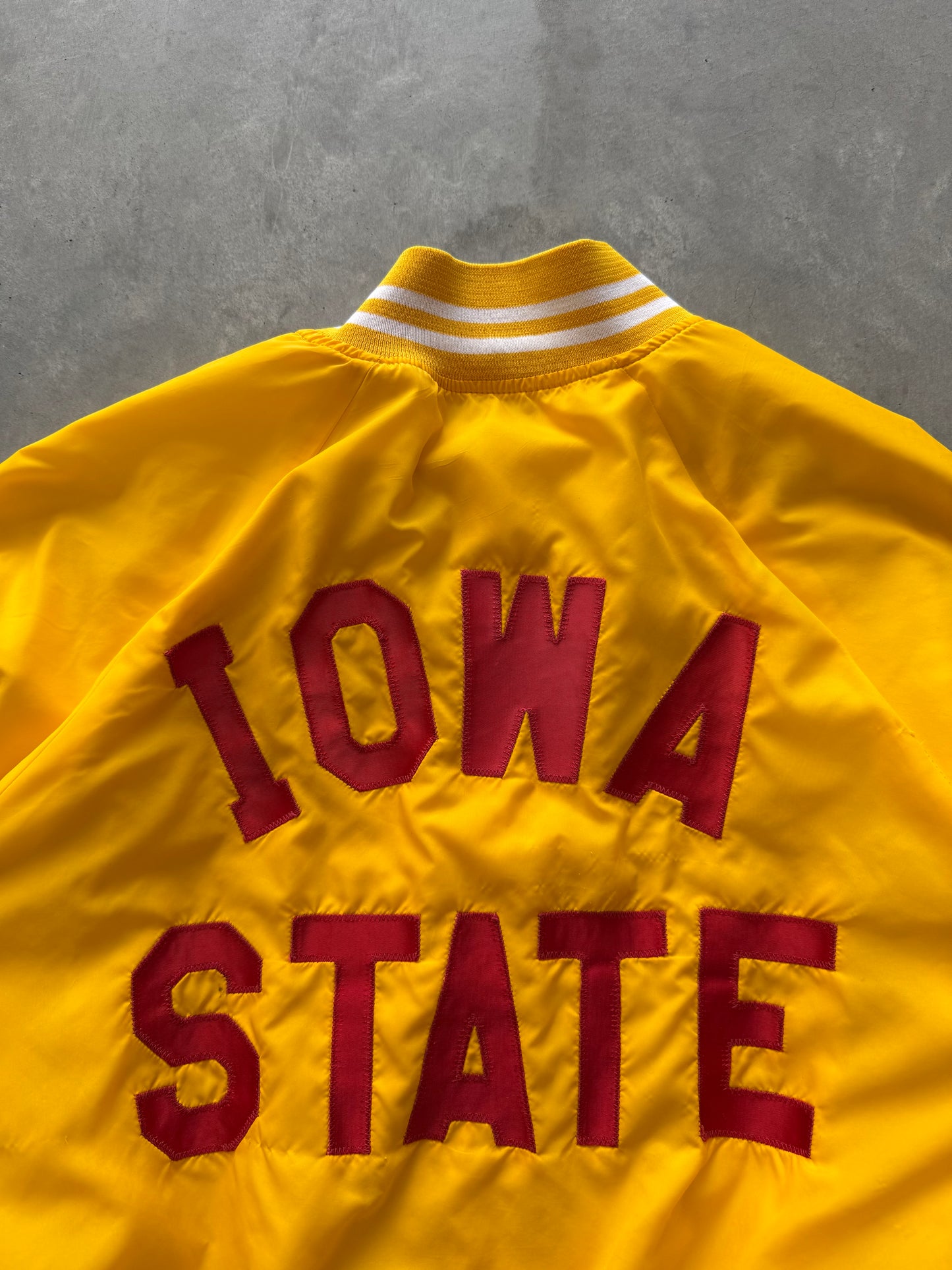 Vintage 80s Iowa State Bomber Jacket - XL
