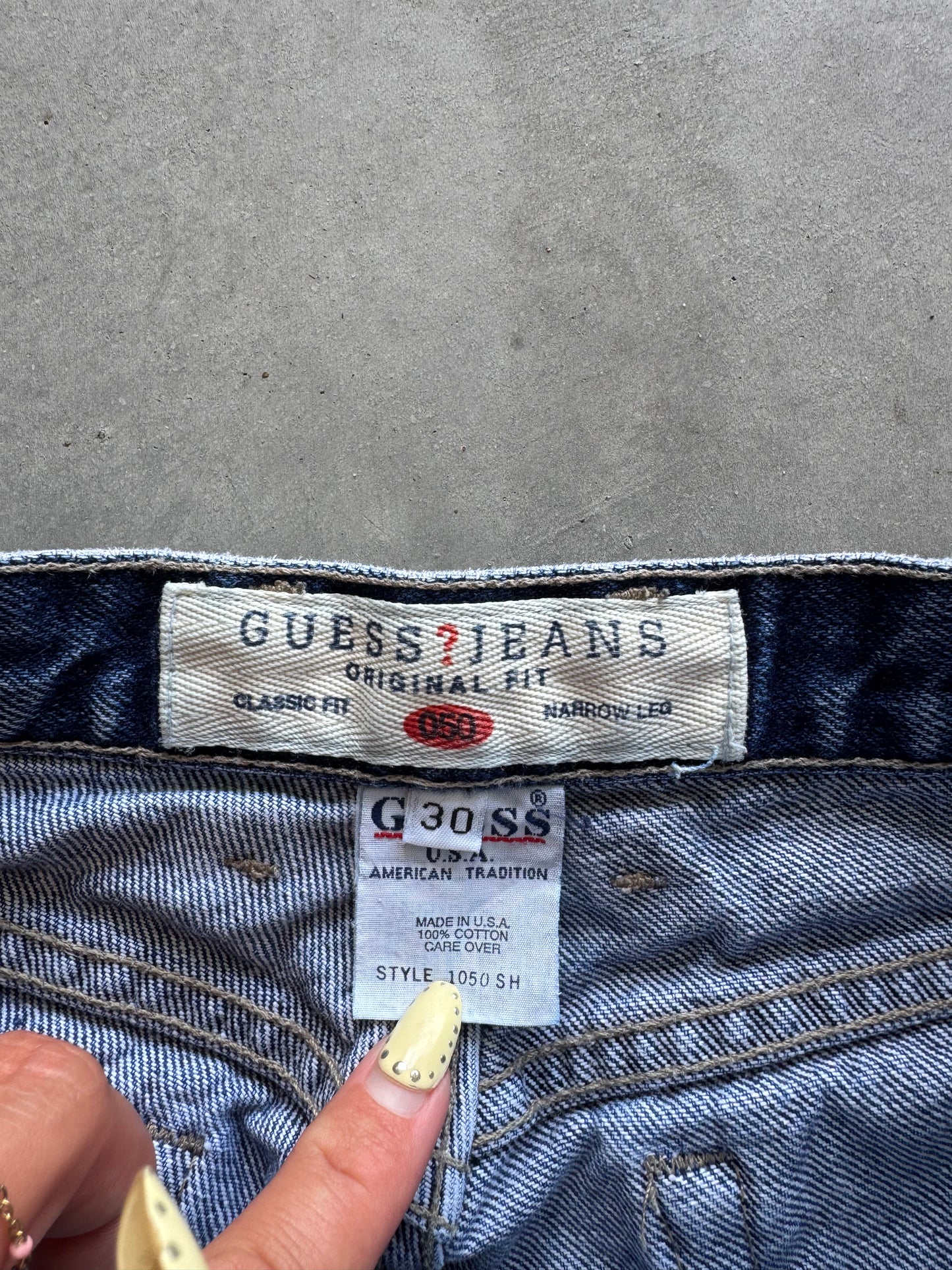 Vintage Guess Denim Shorts - 28x4