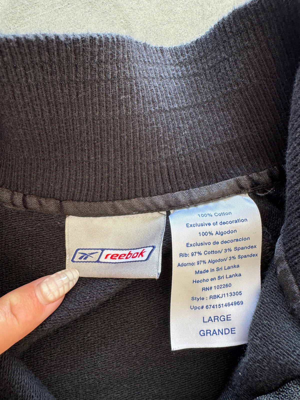 Vintage Reebok Women’s Zip Up - L (part 1 of set)