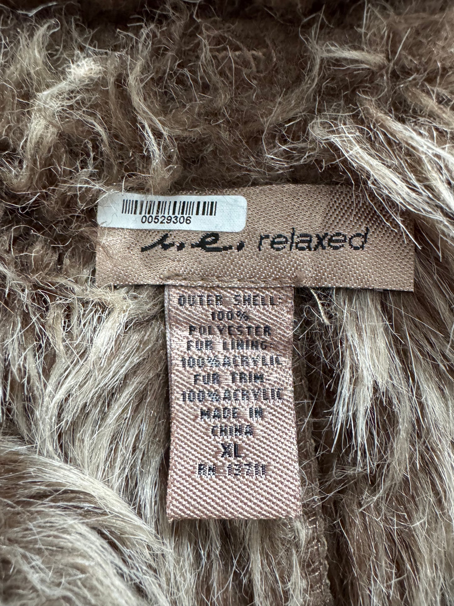 Vintage Y2K Suede Fur Lined Women’s Jacket - L