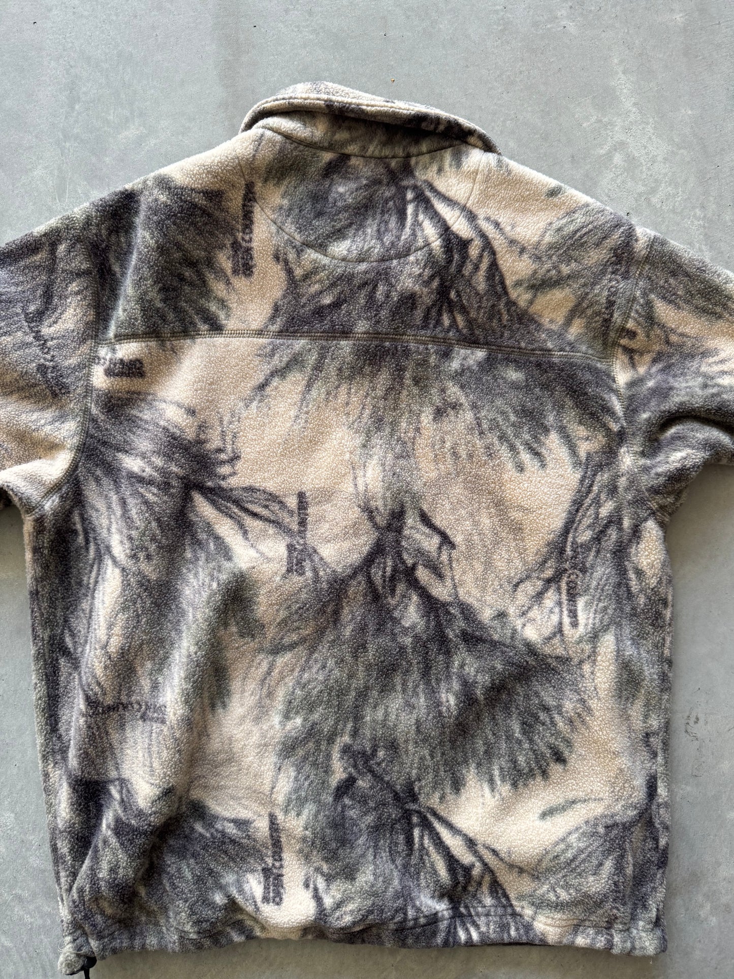 Camo Cabela’s Fleece Quarter Zip - M