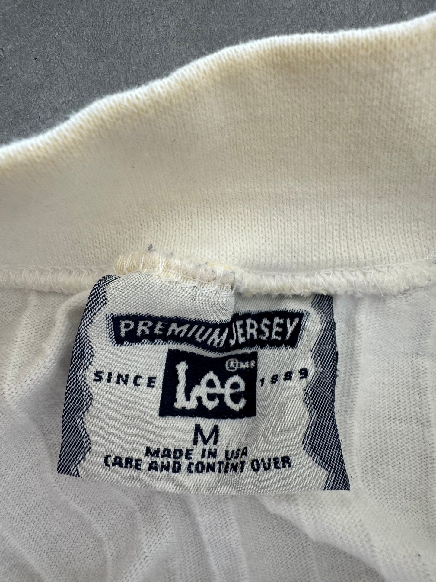 Vintage Lee Textured Mock Neck Long Sleeve - M