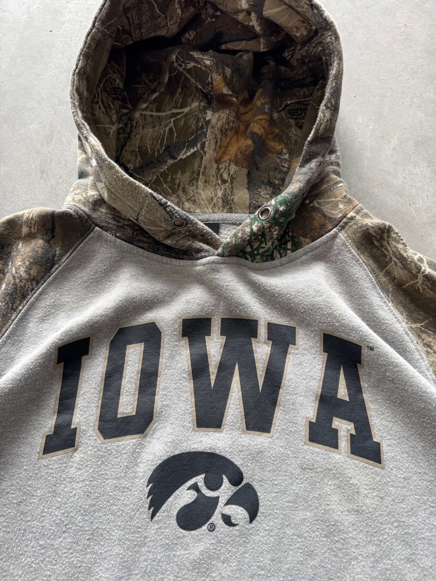 Iowa Hawkeyes Camo Hoodie - XXL