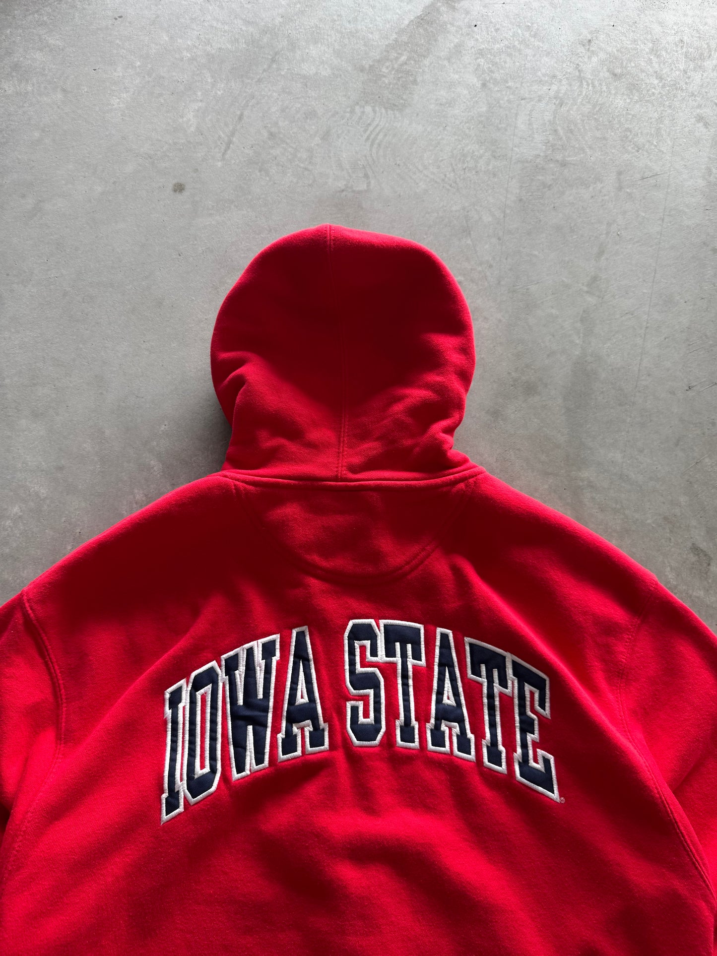 Vintage Iowa State Cyclones Zip Up Hoodie - L