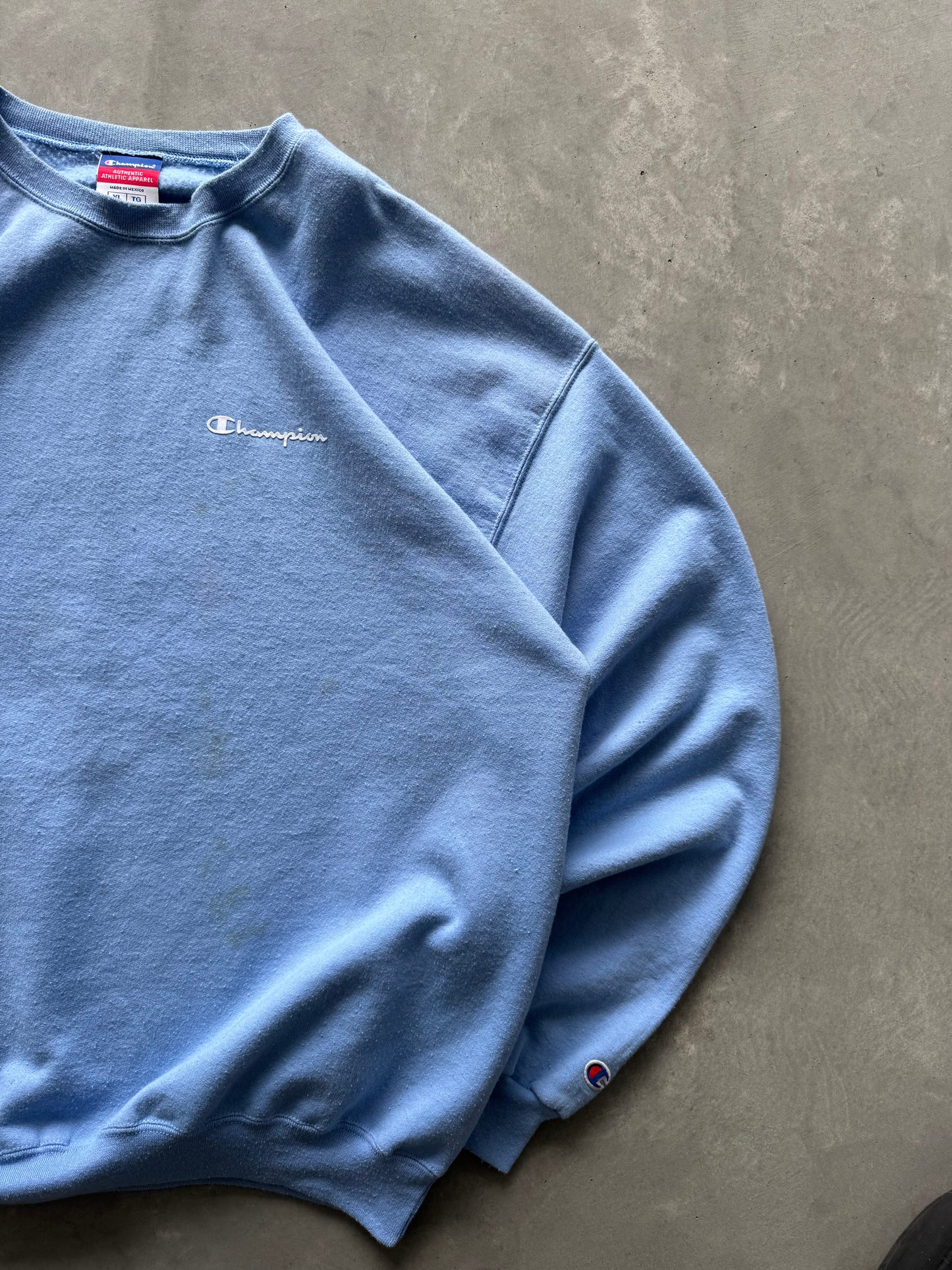 Baby Blue Champion Sweatshirt - XL