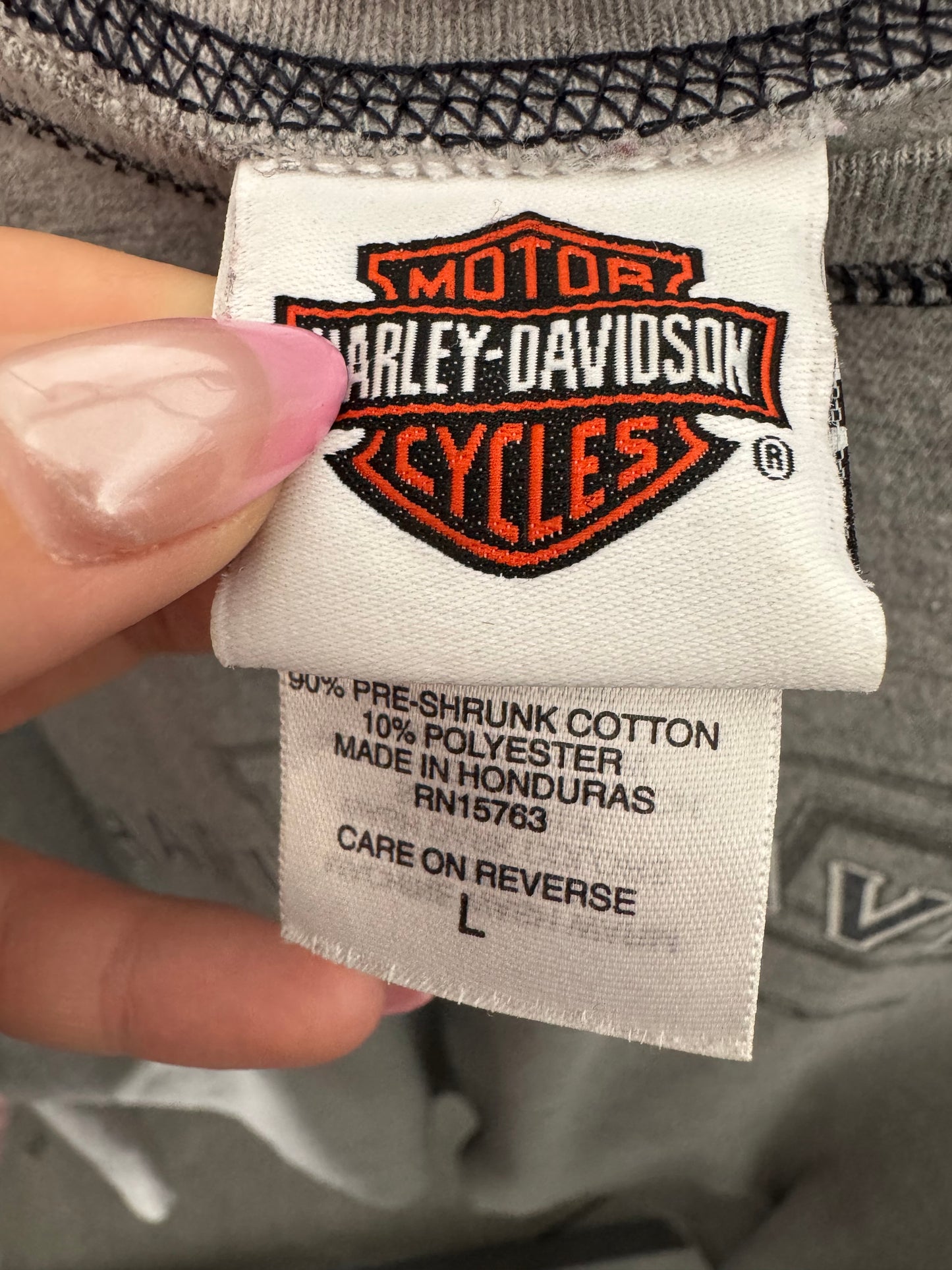 Vintage 00s Harley Davidson Longsleeve Tee - L