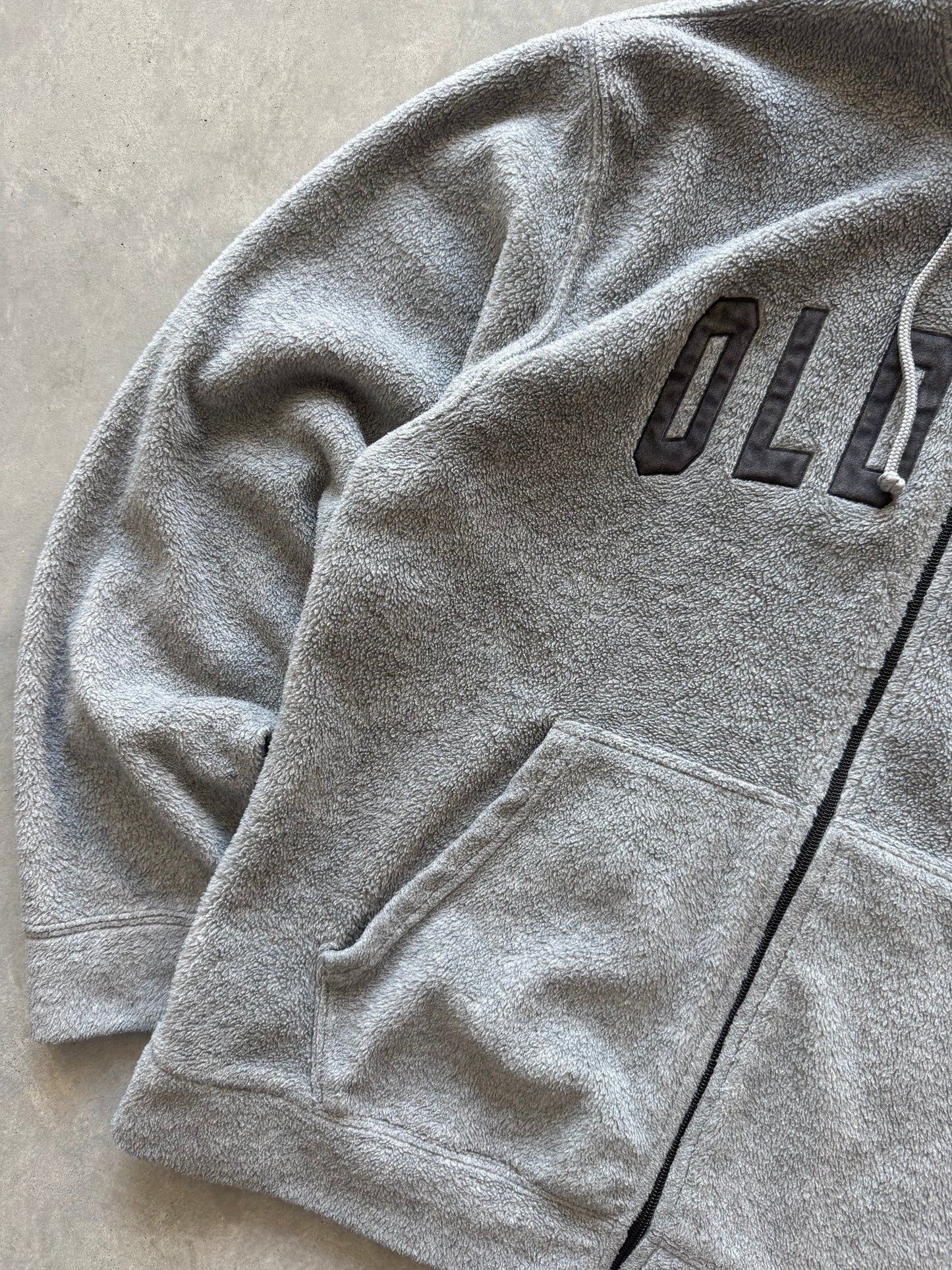 Vintage Old Navy Fleece Zip Up Hoodie - L