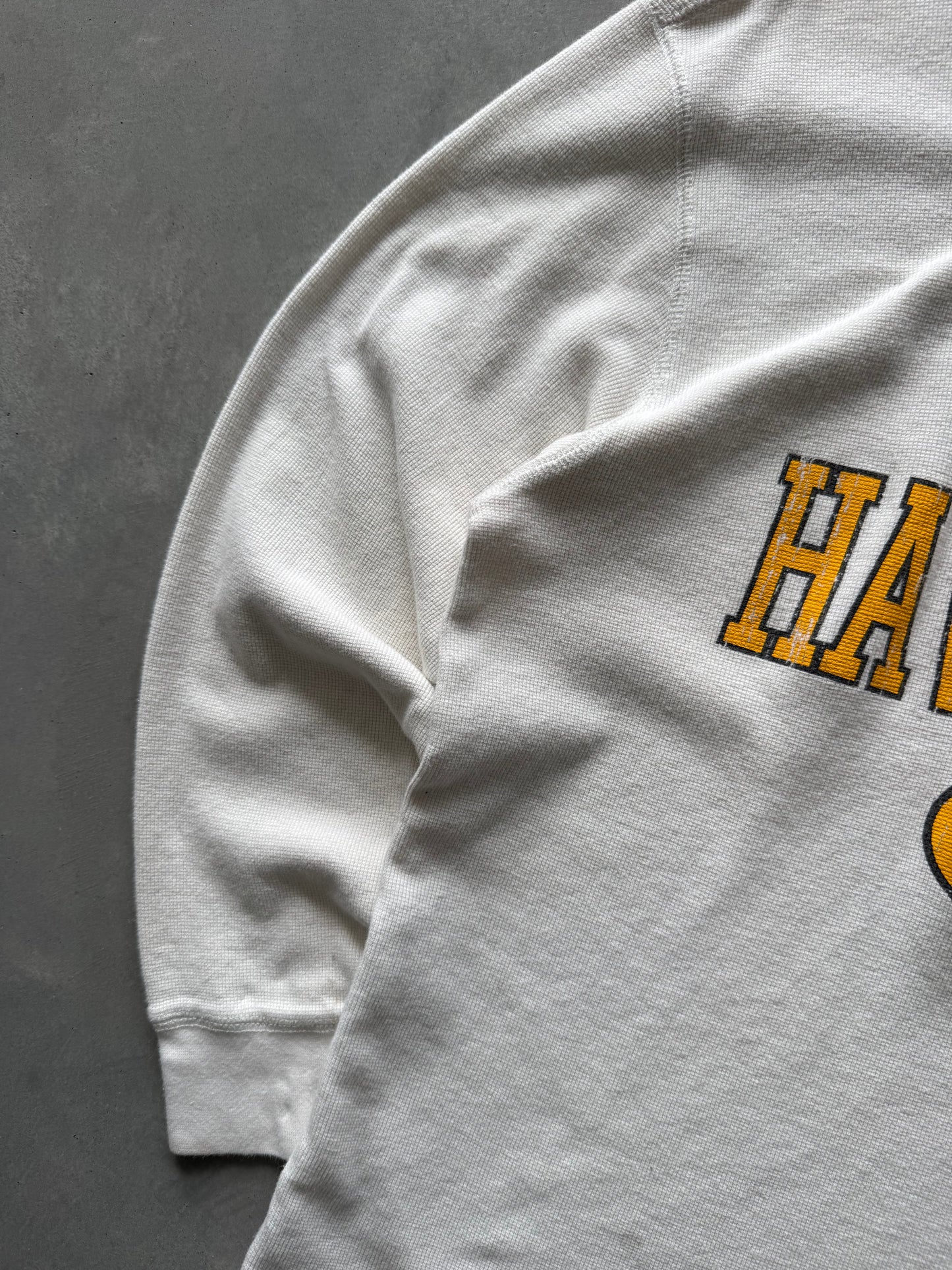 Vintage Iowa Hawkeyes Waffle Knit Longsleeve - M