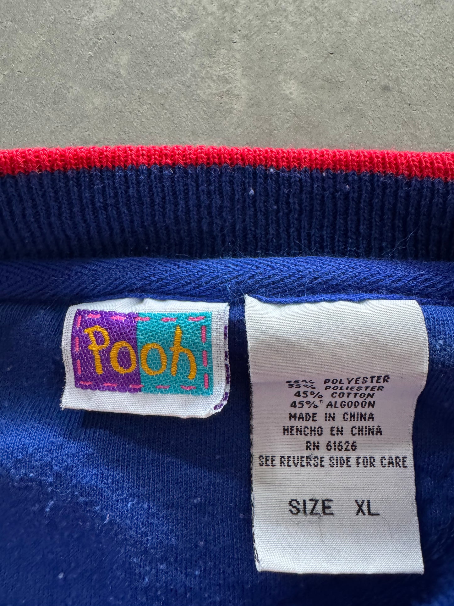 Vintage 90s Pooh Sweatshirt - XL