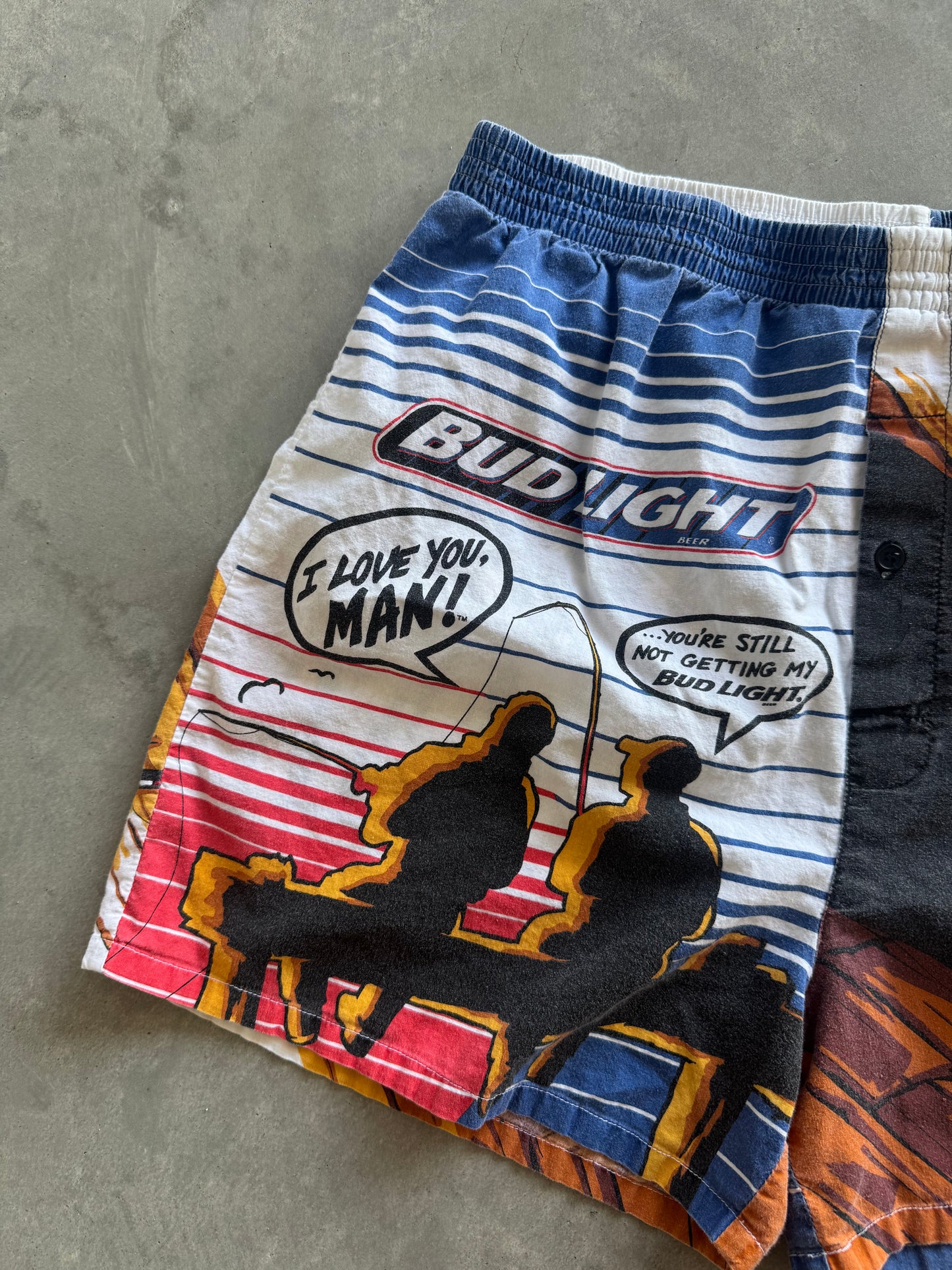 Vintage 1994 Bud Light Boxer Shorts - L