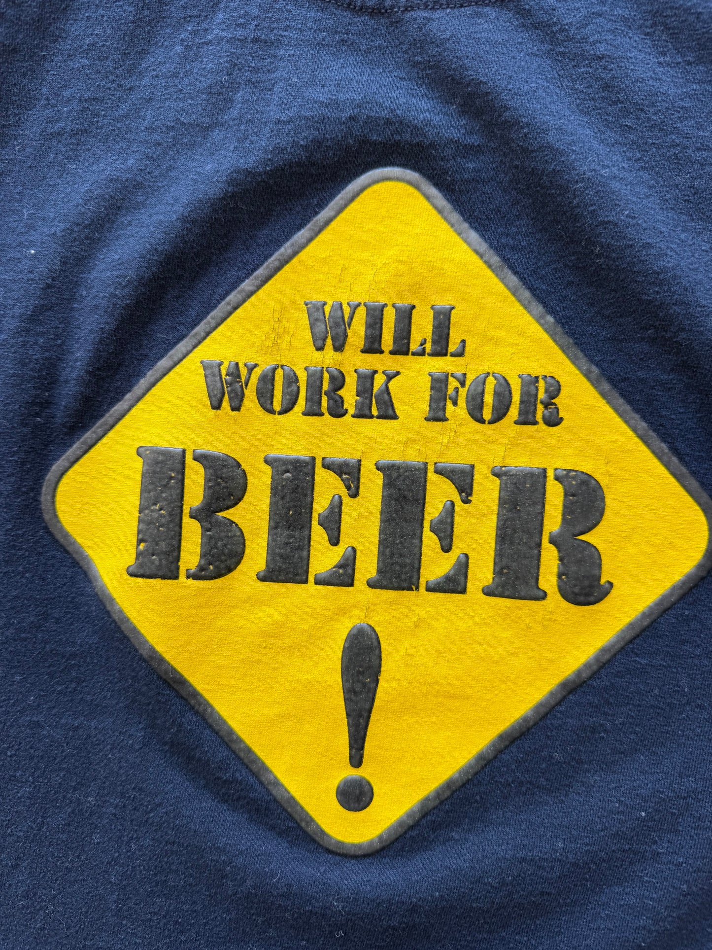 Vintage Work for Beer Cutoff - XL
