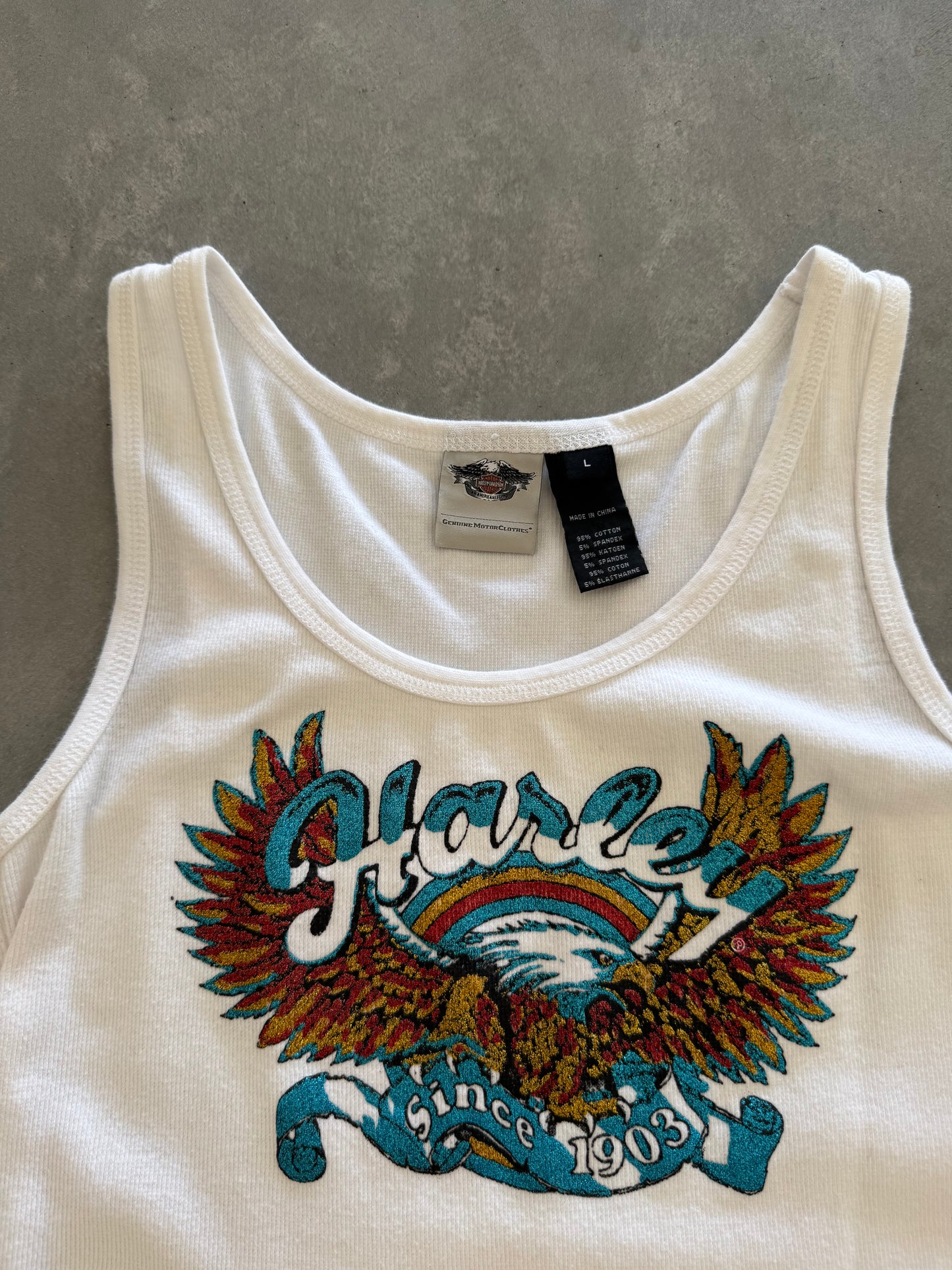 Vintage Harley Davidson Tank Top - L