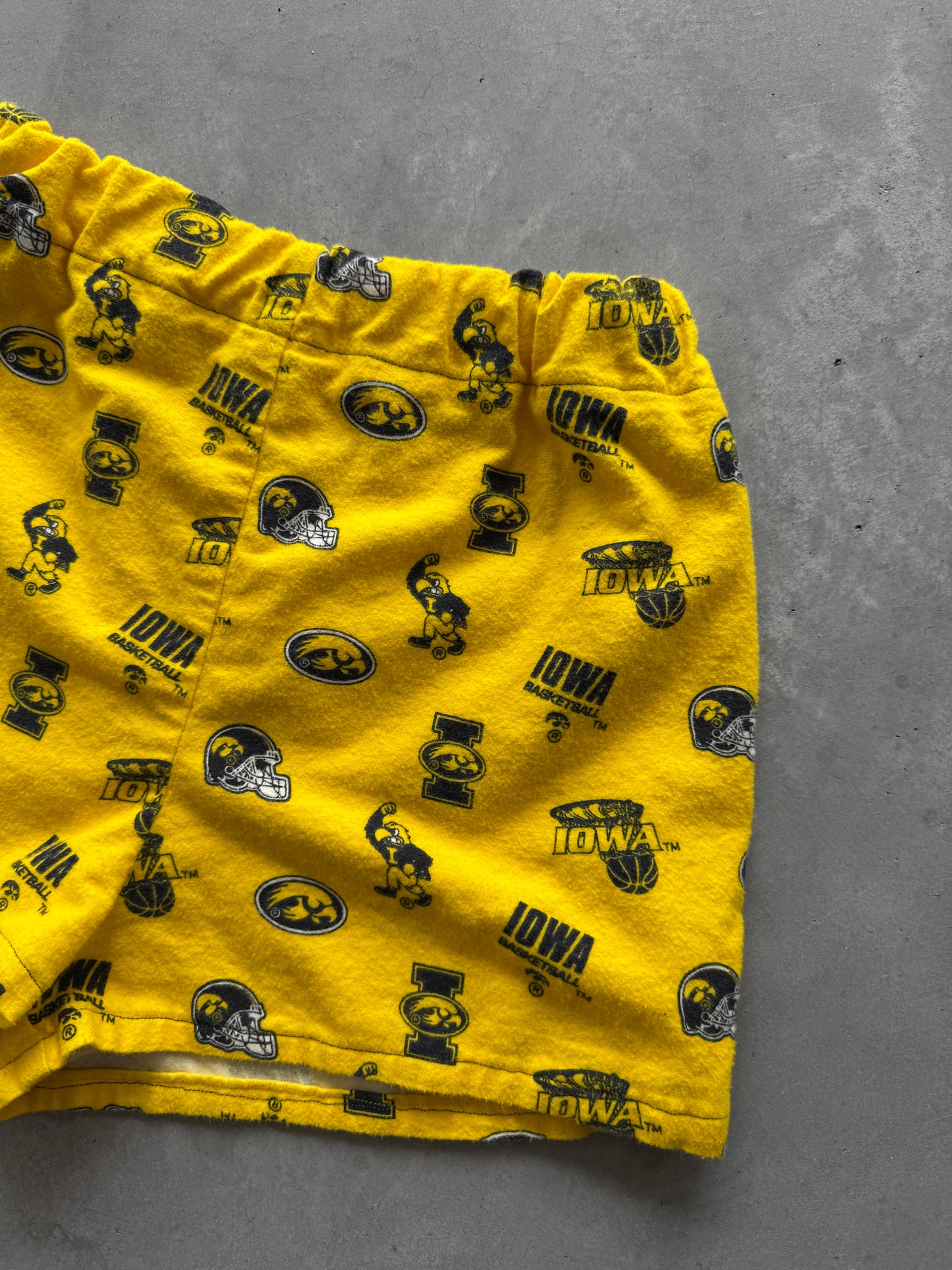 Iowa Hawkeyes Handmade Shorts - XS