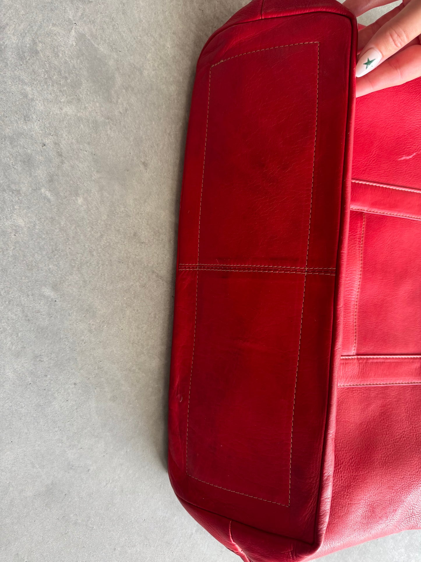 Vintage Iowa State Cyclones Leather Tote Bag