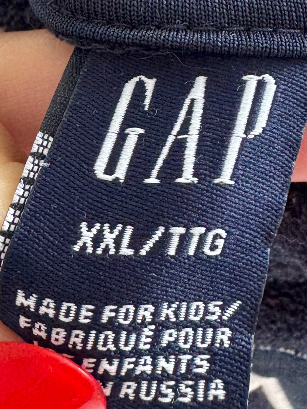 Vintage Gap Fleece Hoodie - XXL