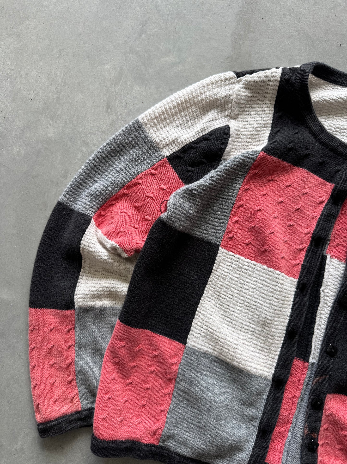 Vintage Patchwork Cardigan - S