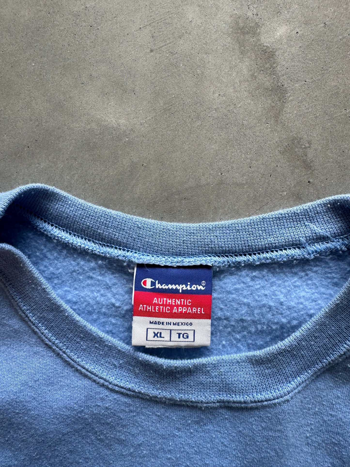 Baby Blue Champion Sweatshirt - XL