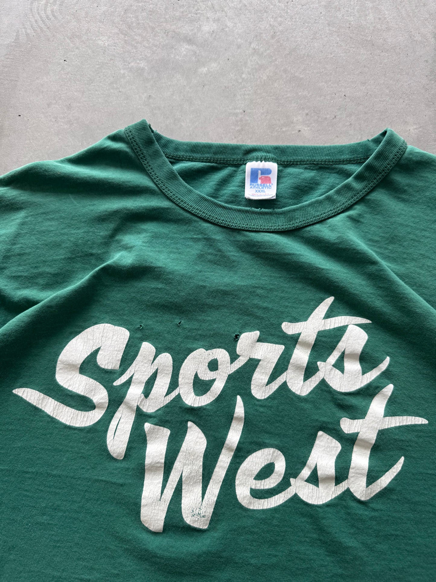 Vintage 90s Russell Sports West Tee - XXL