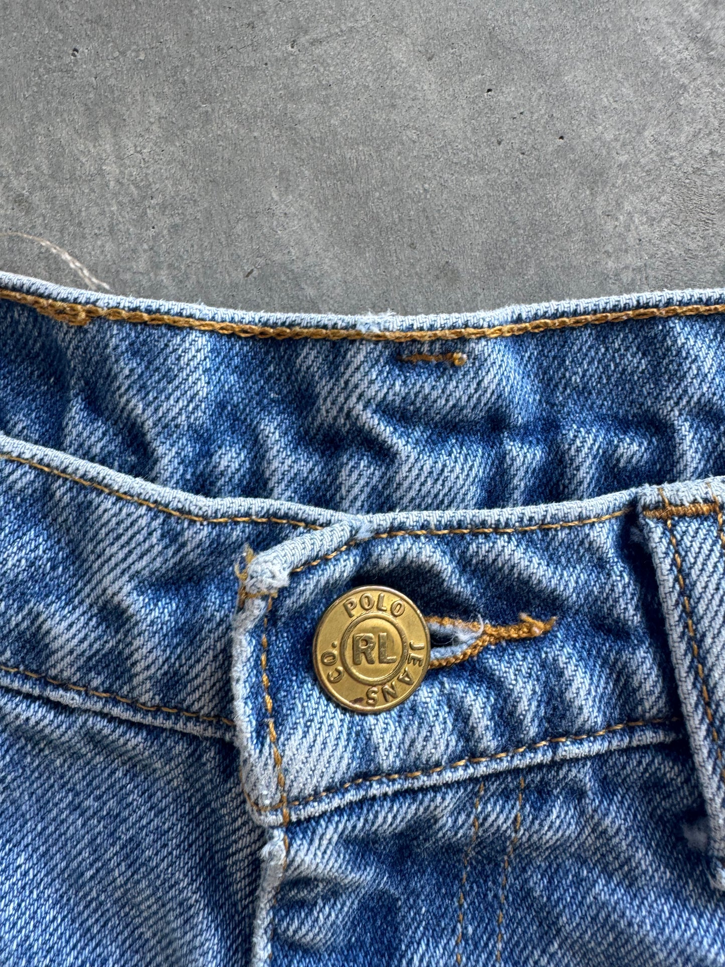 Vintage Polo Ralph Lauren Denim Shorts - 29x3.5