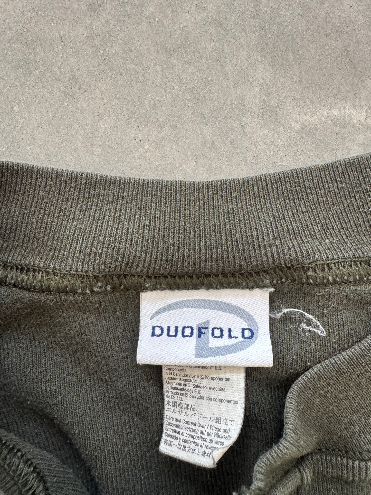 Vintage Henley Longsleeve Shirt - XL