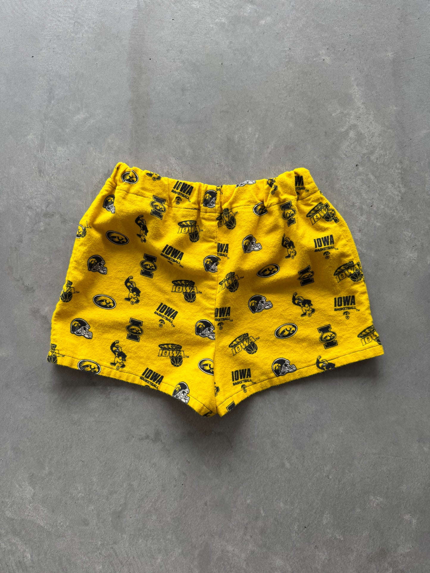 Iowa Hawkeyes Handmade Shorts - XS