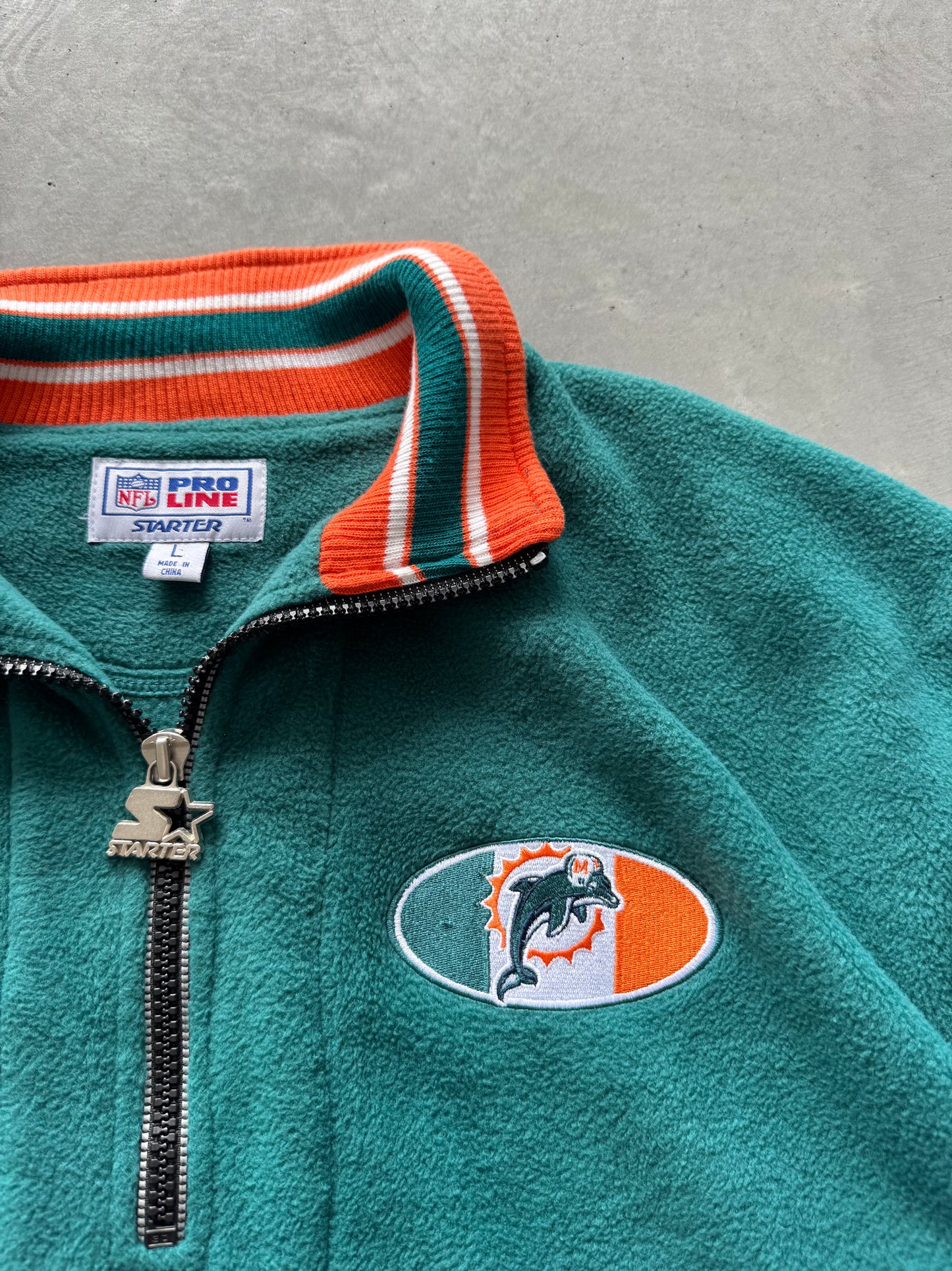 Vintage Miami Dolphins Fleece Sweatshirt - L