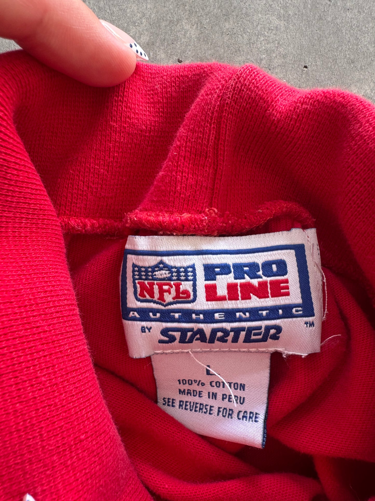 Vintage 90s Starter Kansas City Chiefs Turtleneck - L