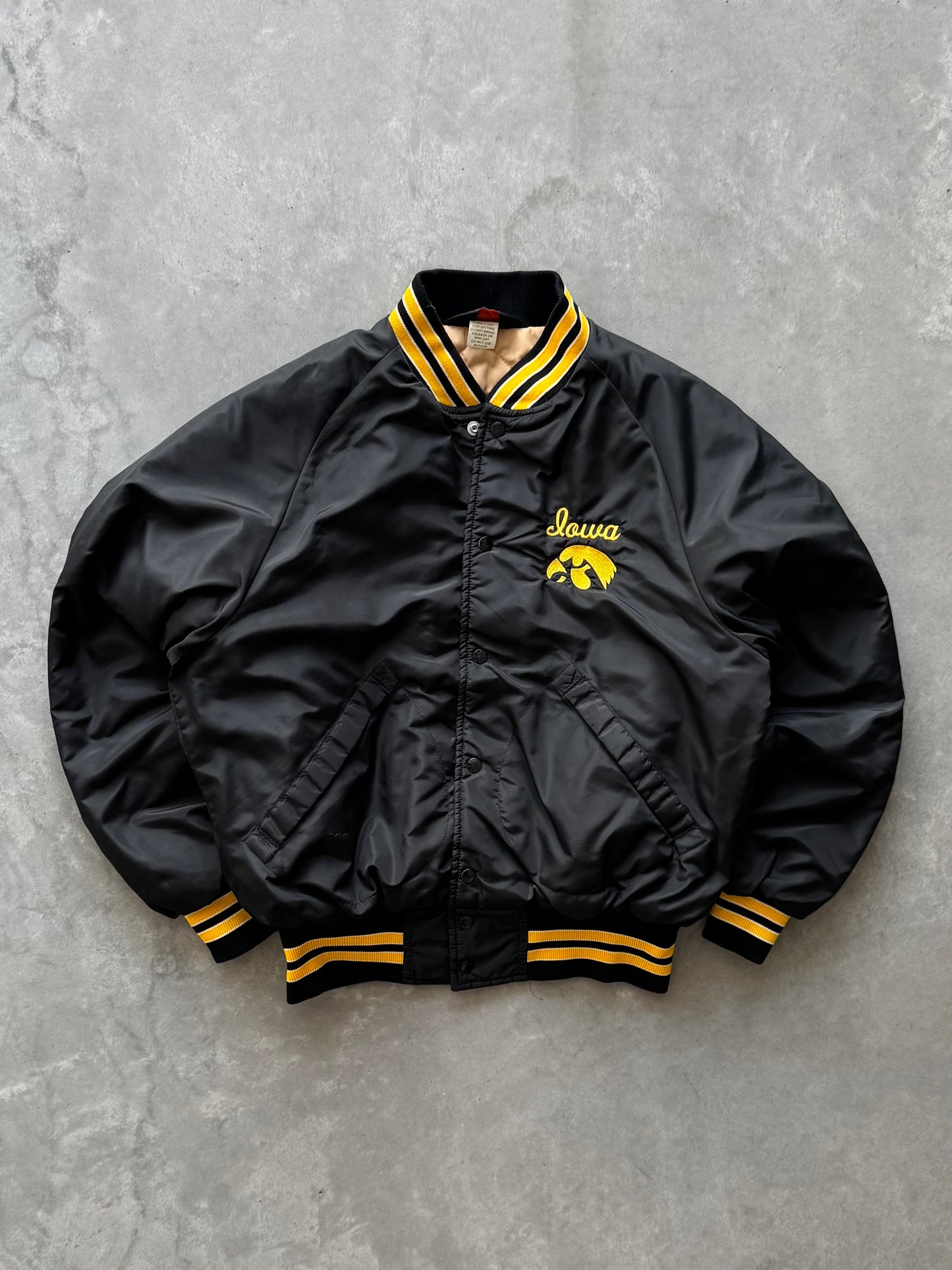 Vintage 70s/80s Iowa Hawkeyes Bomber Jacket - M
