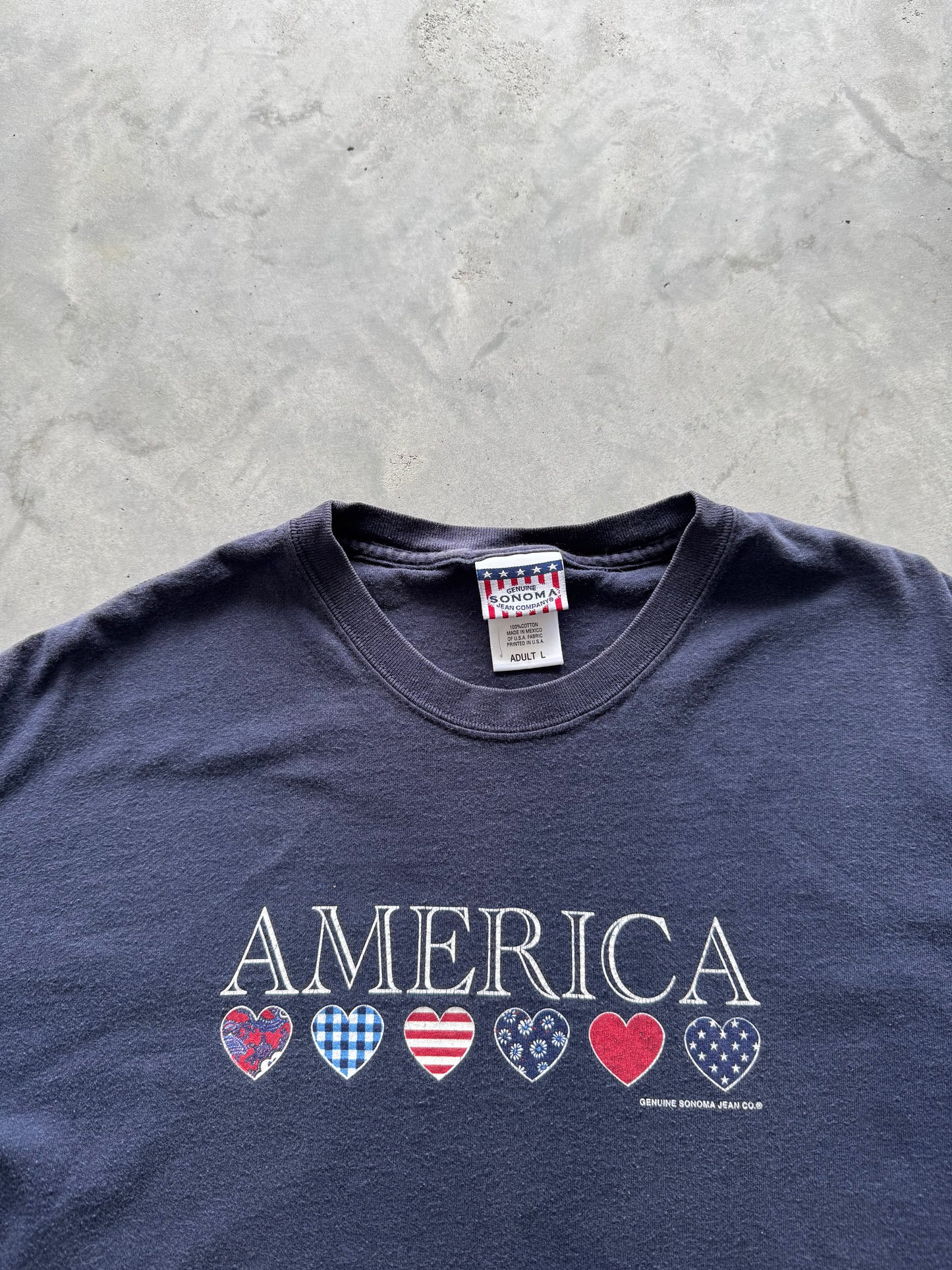 Vintage 4th of July Tee - L