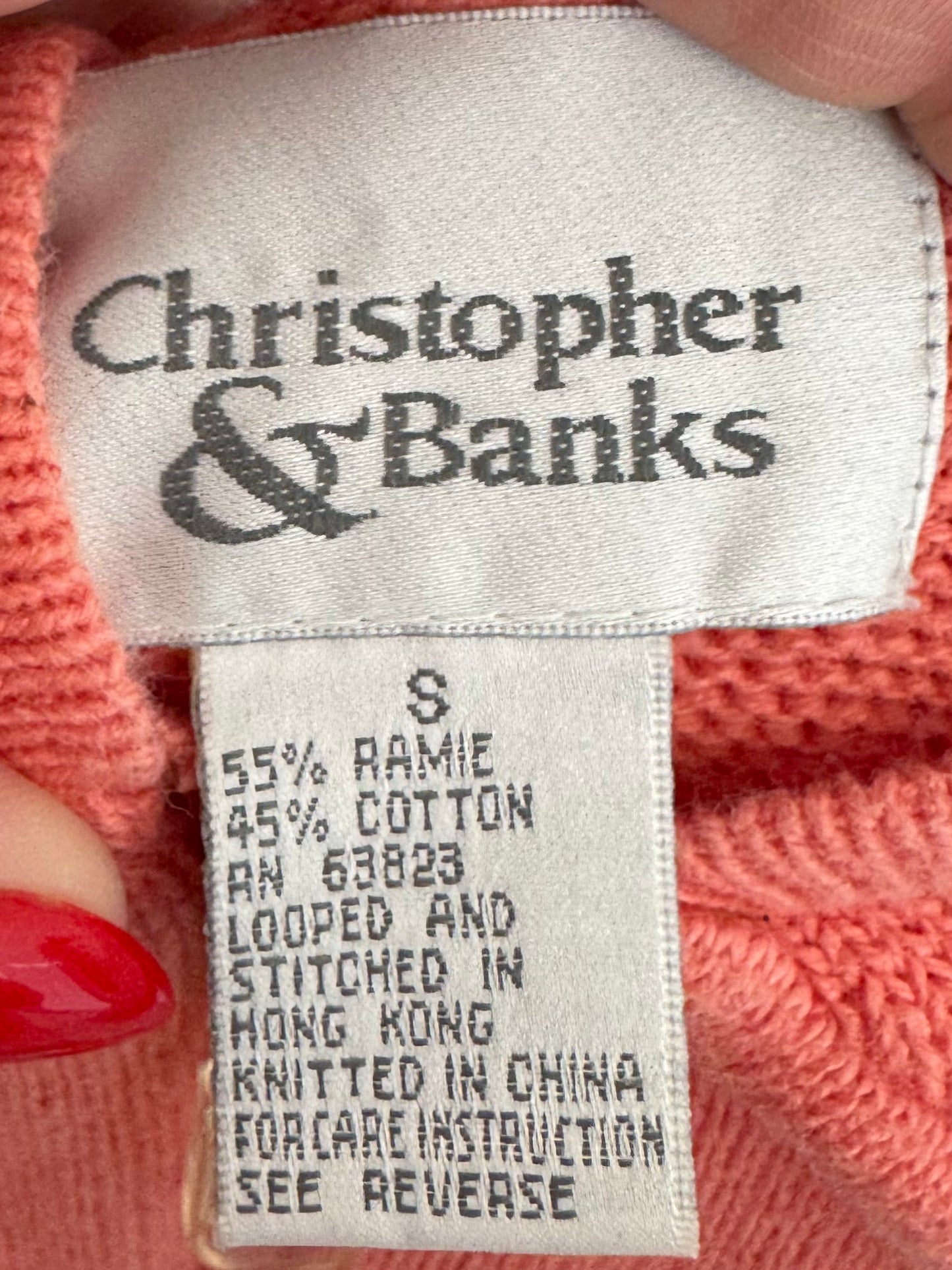 Vintage Leightweight Zip Up Hoodie - S