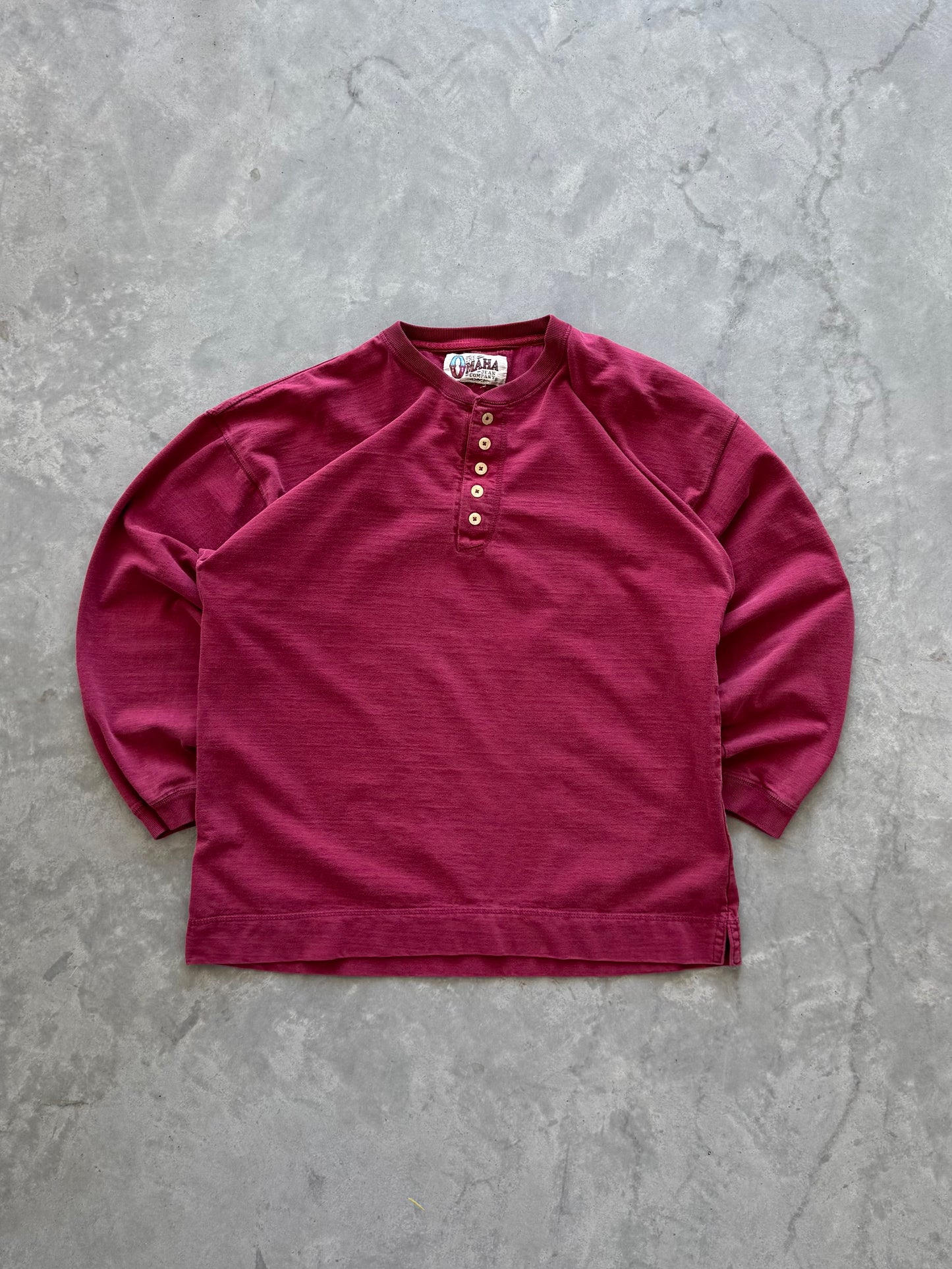 Vintage Maroon Longsleeve - L