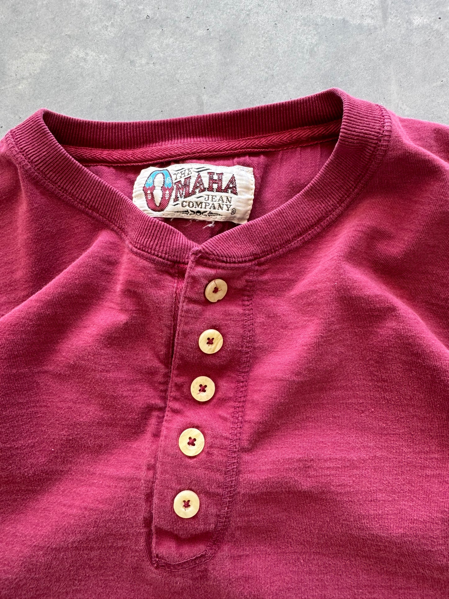 Vintage Maroon Longsleeve - L