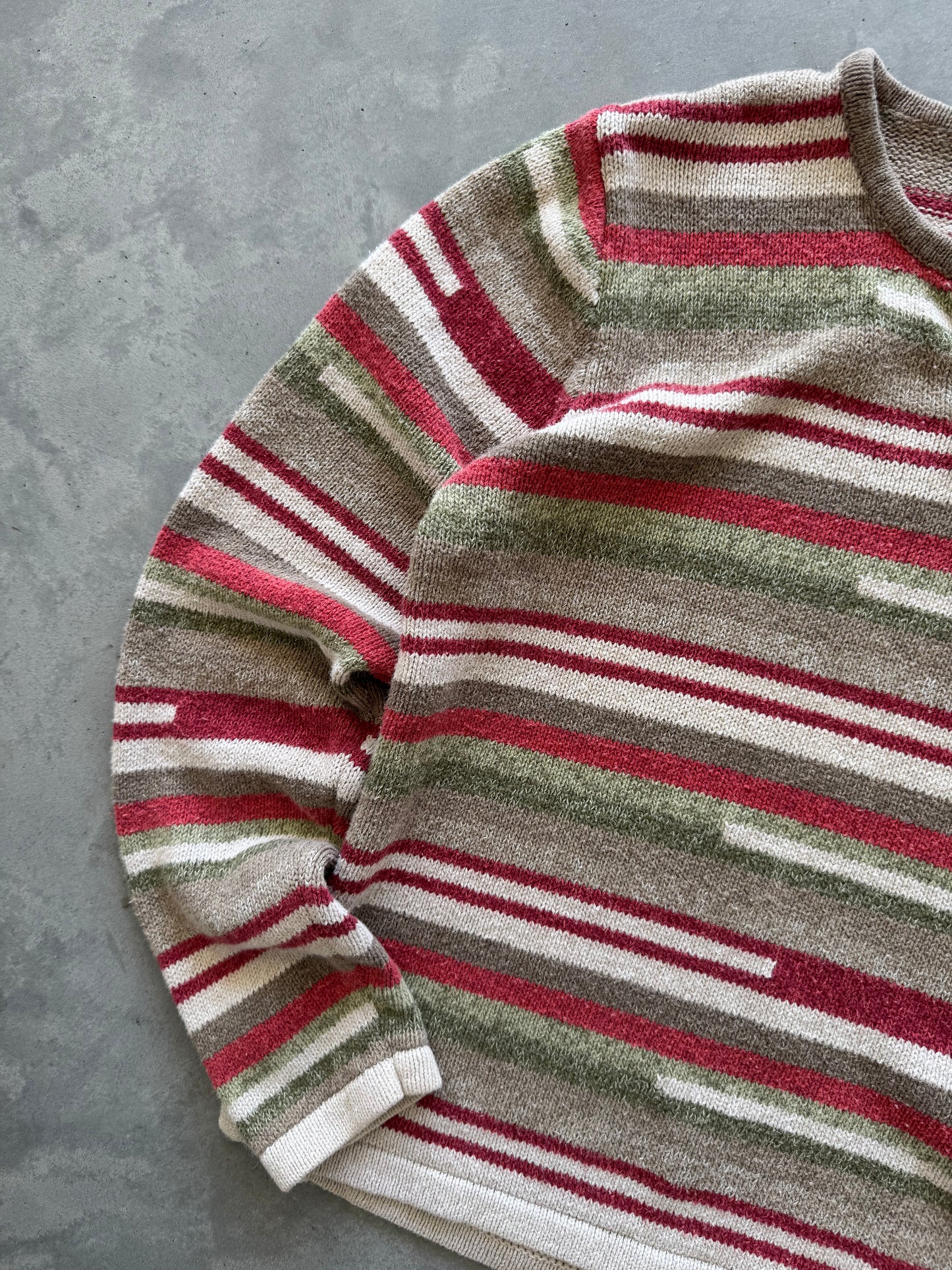 Vintage Women’s Striped Sweater - S