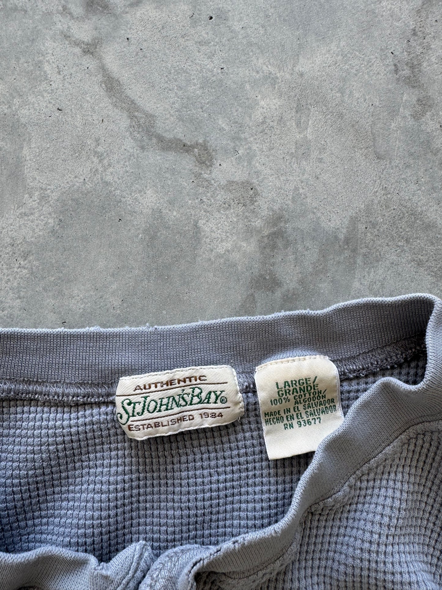 Vintage St. John’s Bay Waffle Knit Longsleeve - L
