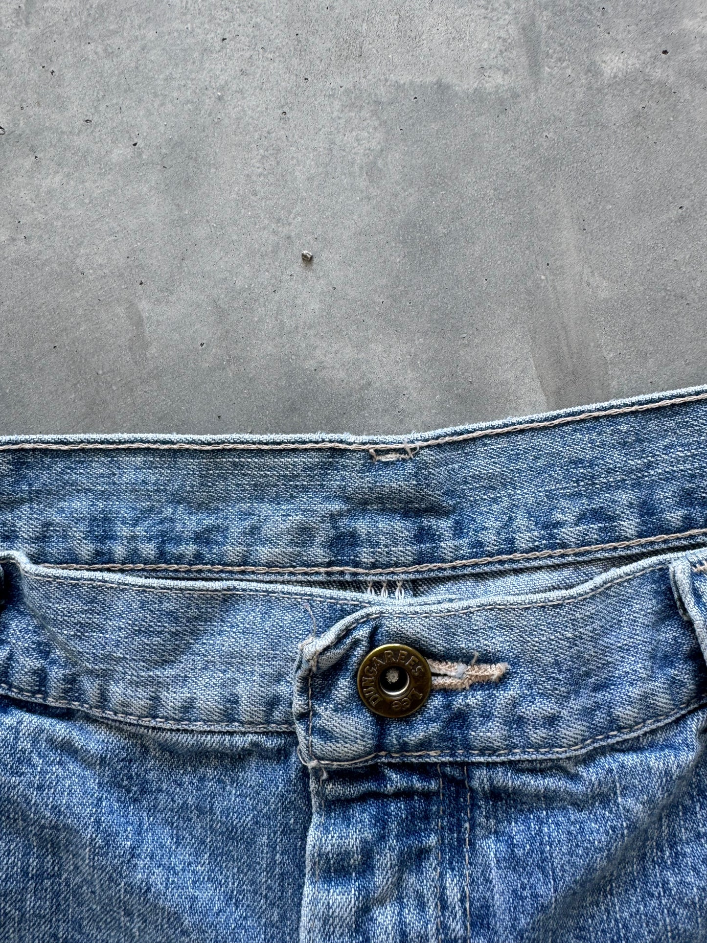 Vintage Lee Dungarees Jorts - 36x12