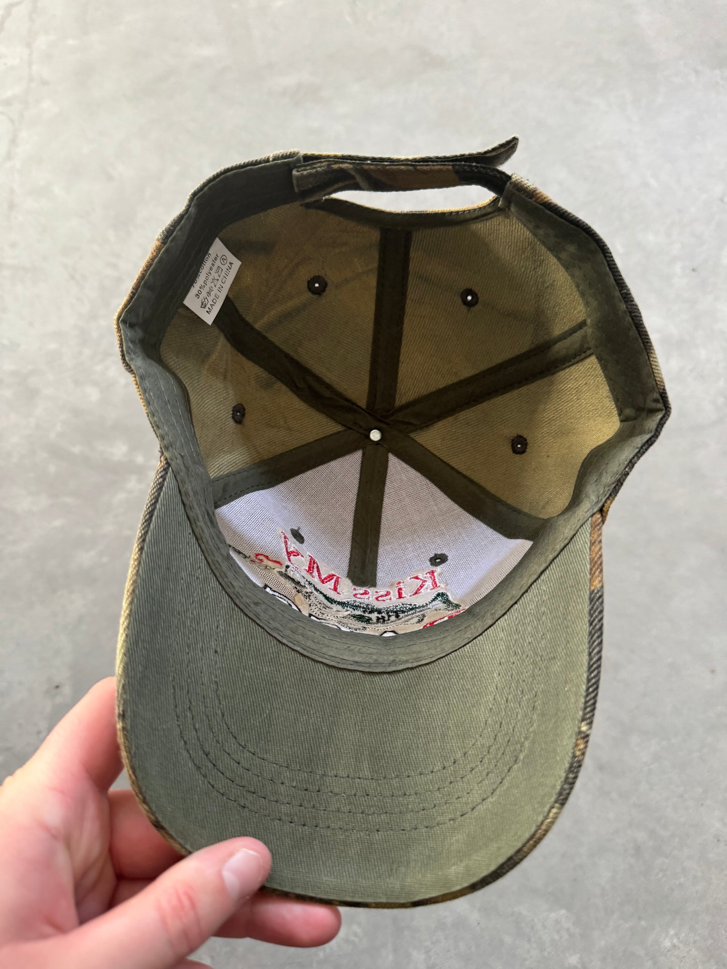 Kiss My Bass Camo Hat