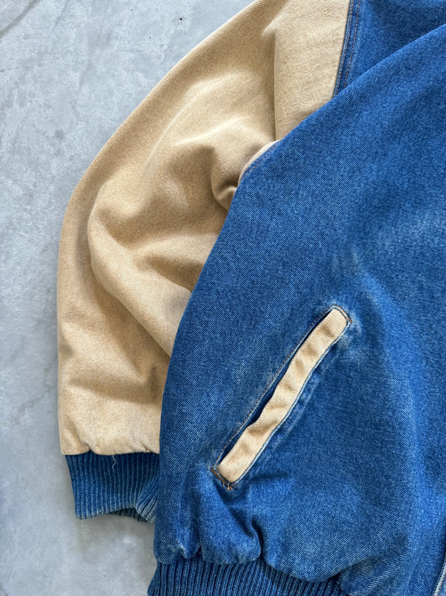 Vintage Caterpillar Denim Jacket - XXL
