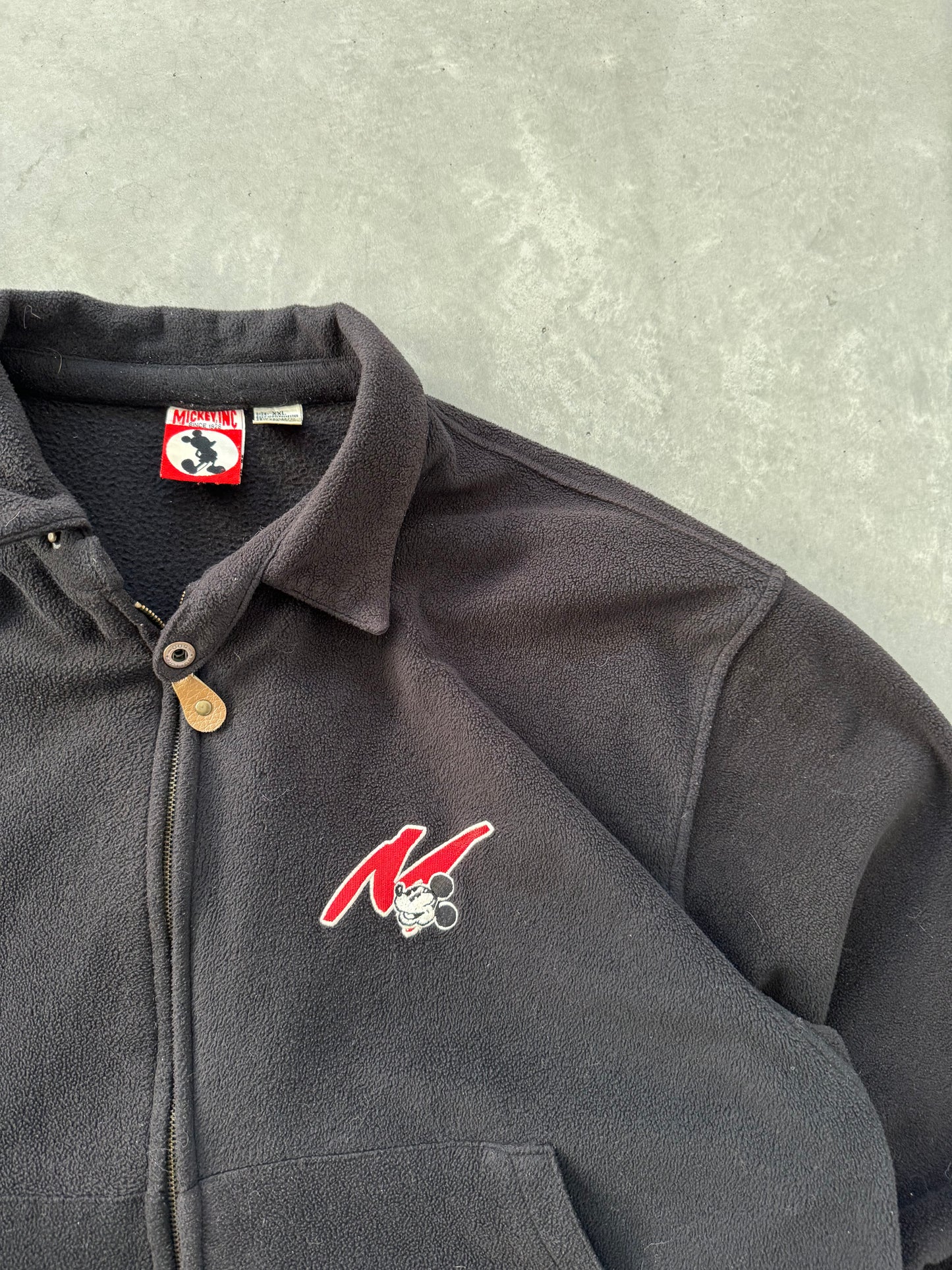 Vintage Mickey Fleece Zip Up - XXL