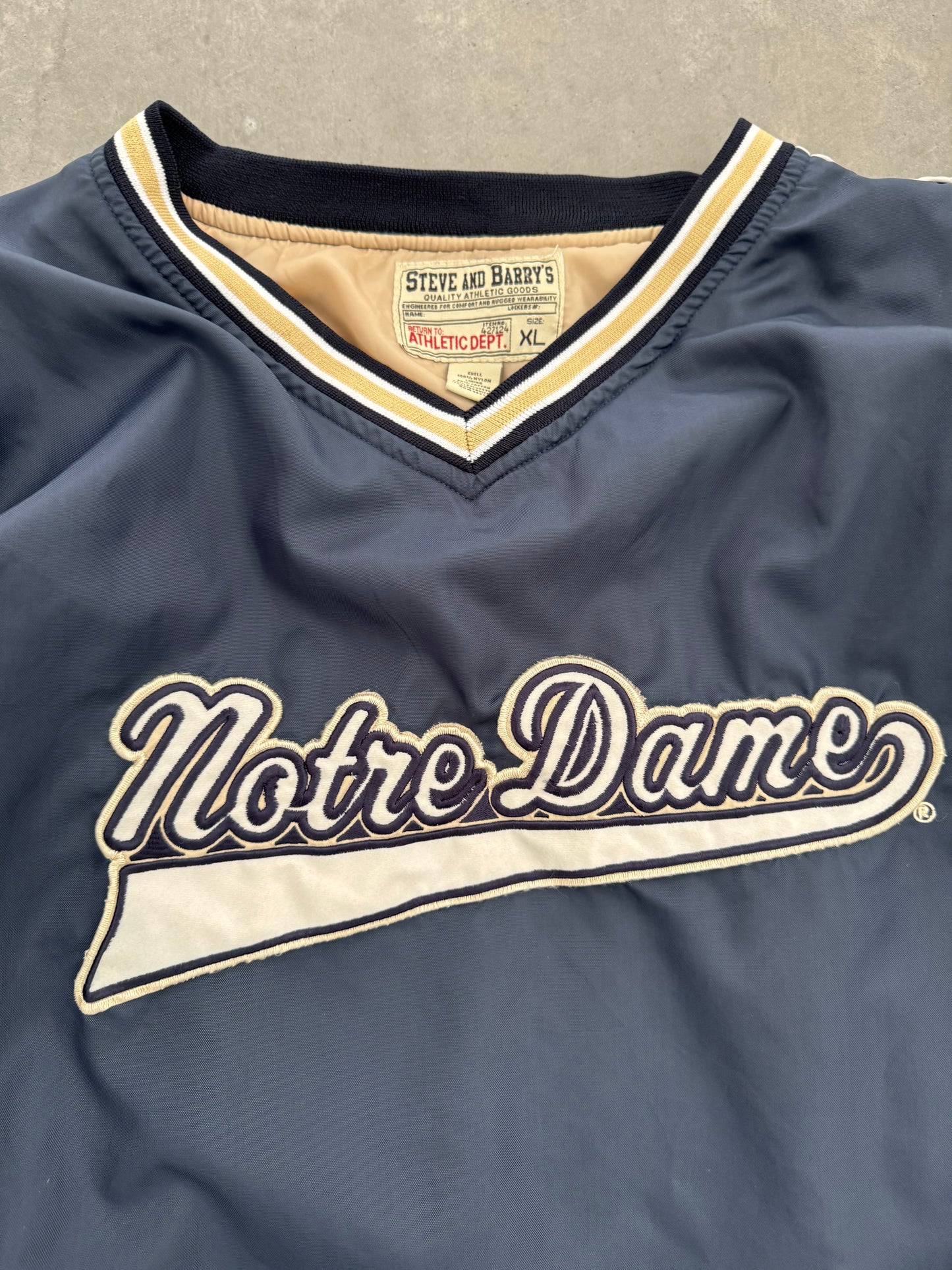 Vintage Notre Dame Windbreaker - XL